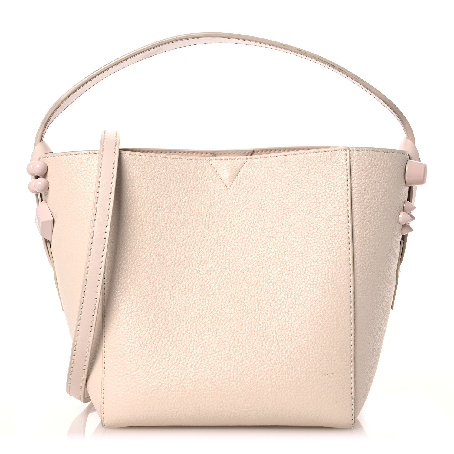 【Christian Louboutin】 Cabachic Mini leather bucket bag Cabachic Mini leather bucket bag in black - Christian