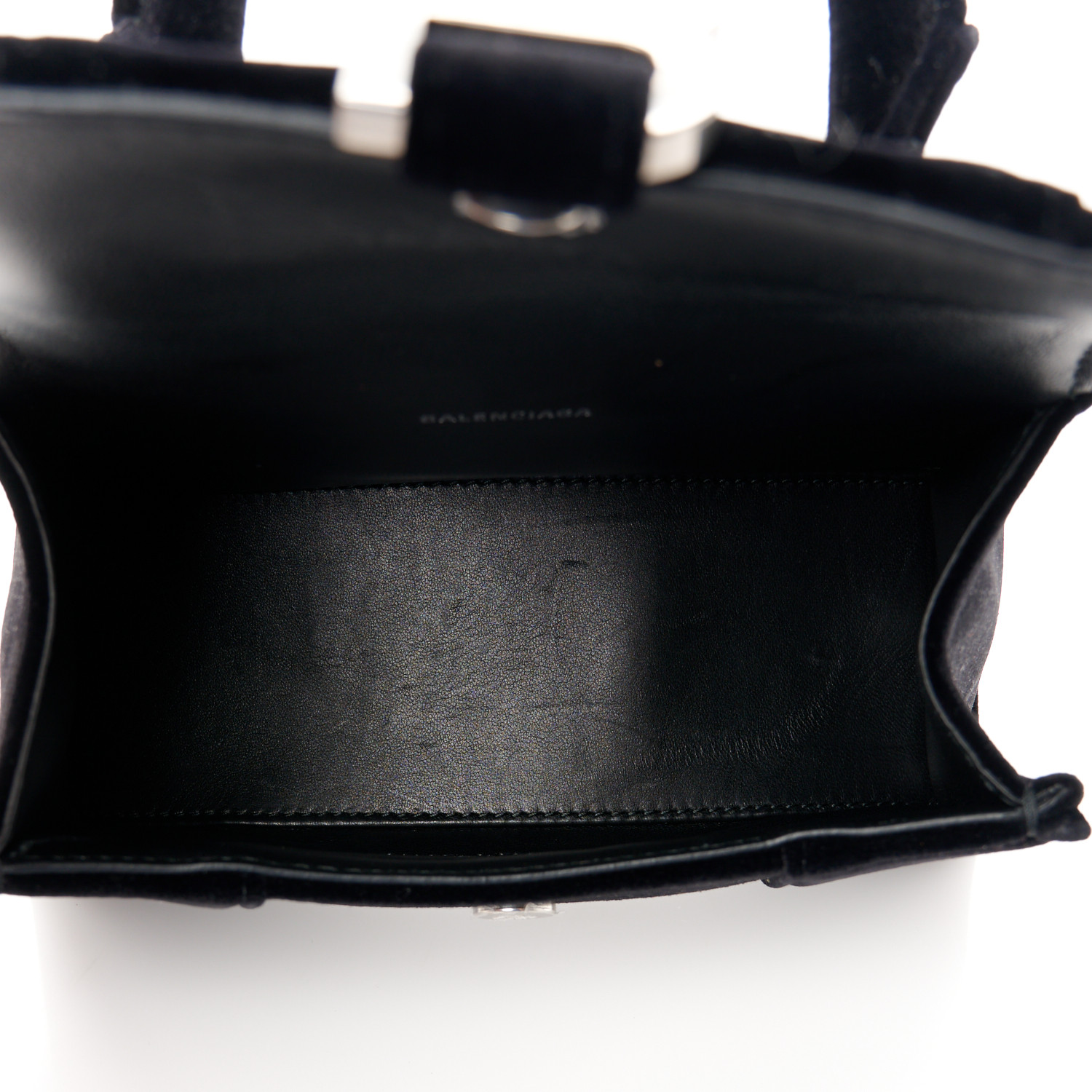 ハンドバッグ BALENCIAGA HOURGLASS XS HANDBAG VELVET JERSEY BALENCIAGA Women's Hourglass Xs Handbag Velvet Jersey in
