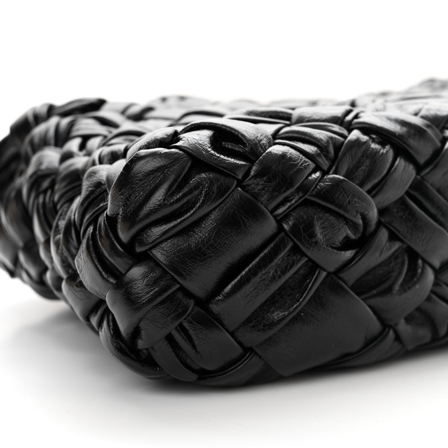 BOTTEGA VENETA Calfskin Intrecciato Kalimero Cha-Cha Clutch