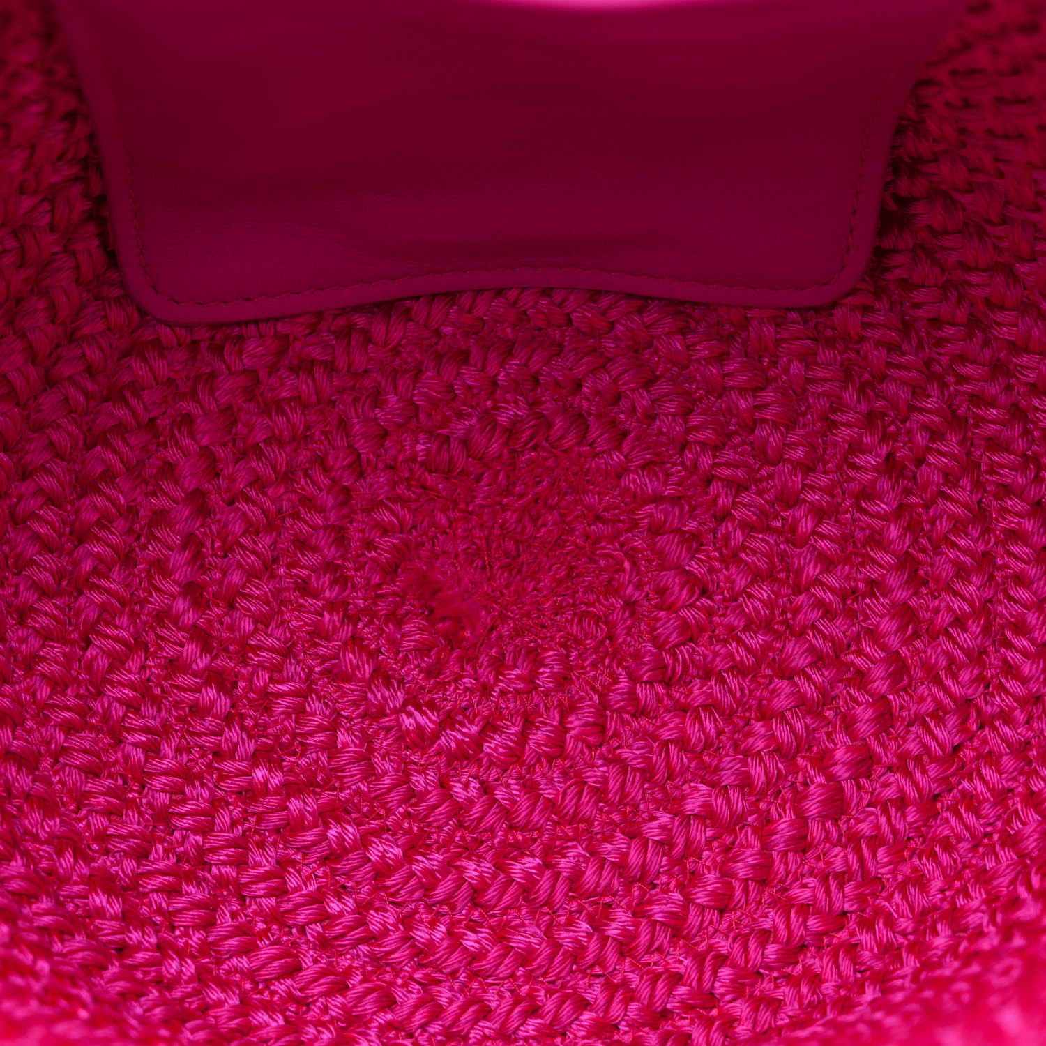 BALENCIAGA Nylon Lambskin Woven Small Ibiza Basket With