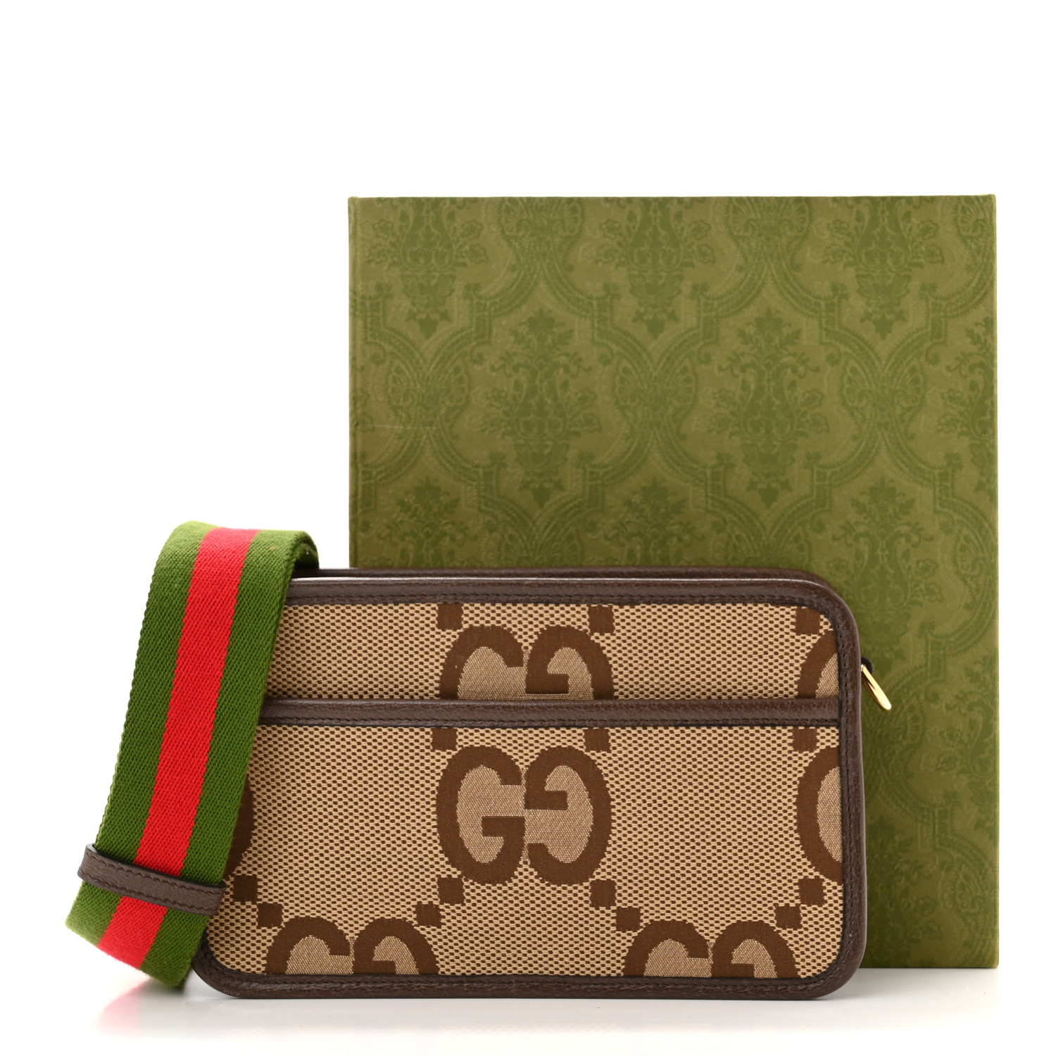 ショルダーバッグ・ポシェット Monogram Jumbo GG Textured Mini Vertical Tote GUCCI GUCCI Monogram Jumbo GG Textured Dollar Calfskin Web Mini
