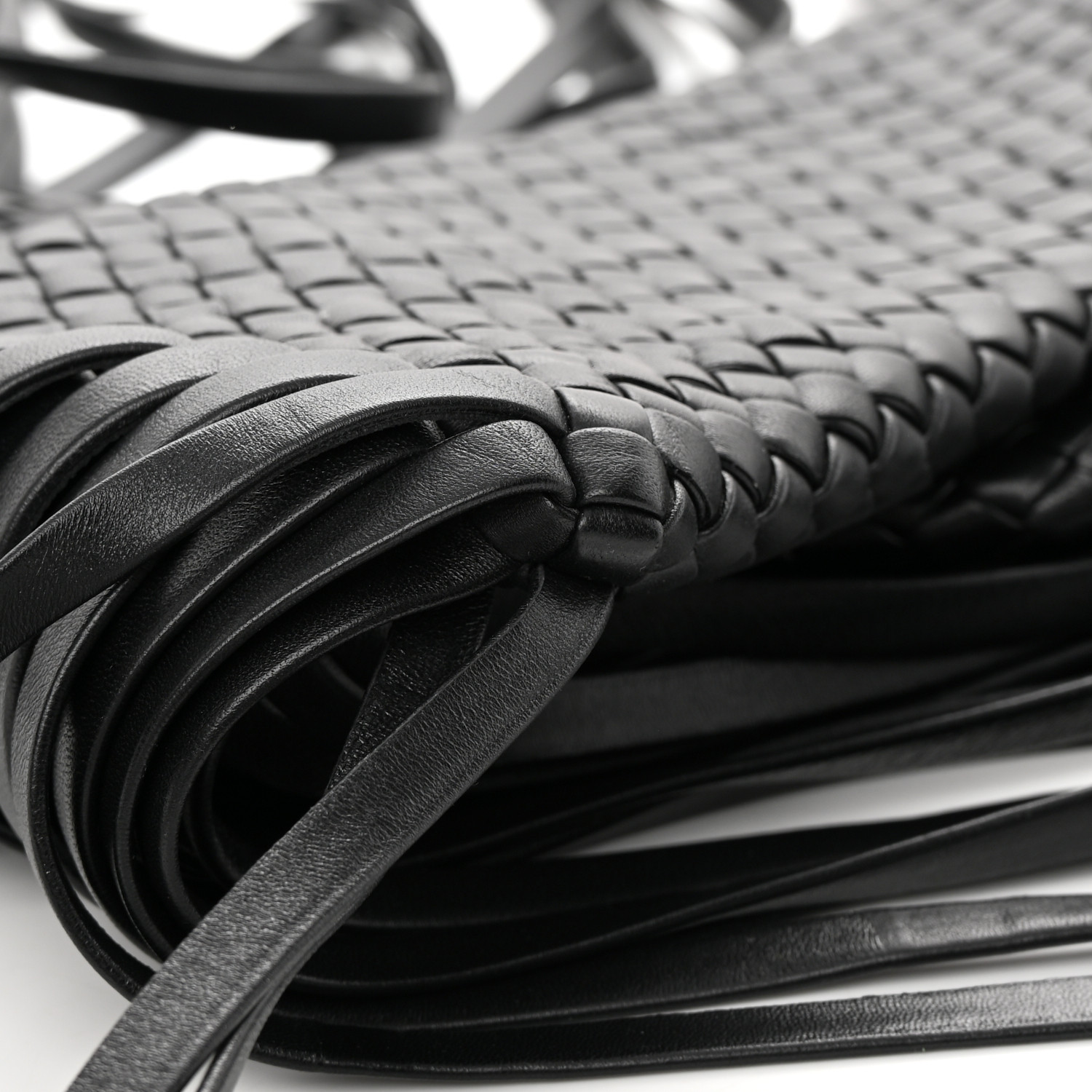 BOTTEGA VENETA 20AW BV CRISSCROSS クリスクロス BOTTEGA VENETA Nappa Intrecciato Crisscross Clutch Black