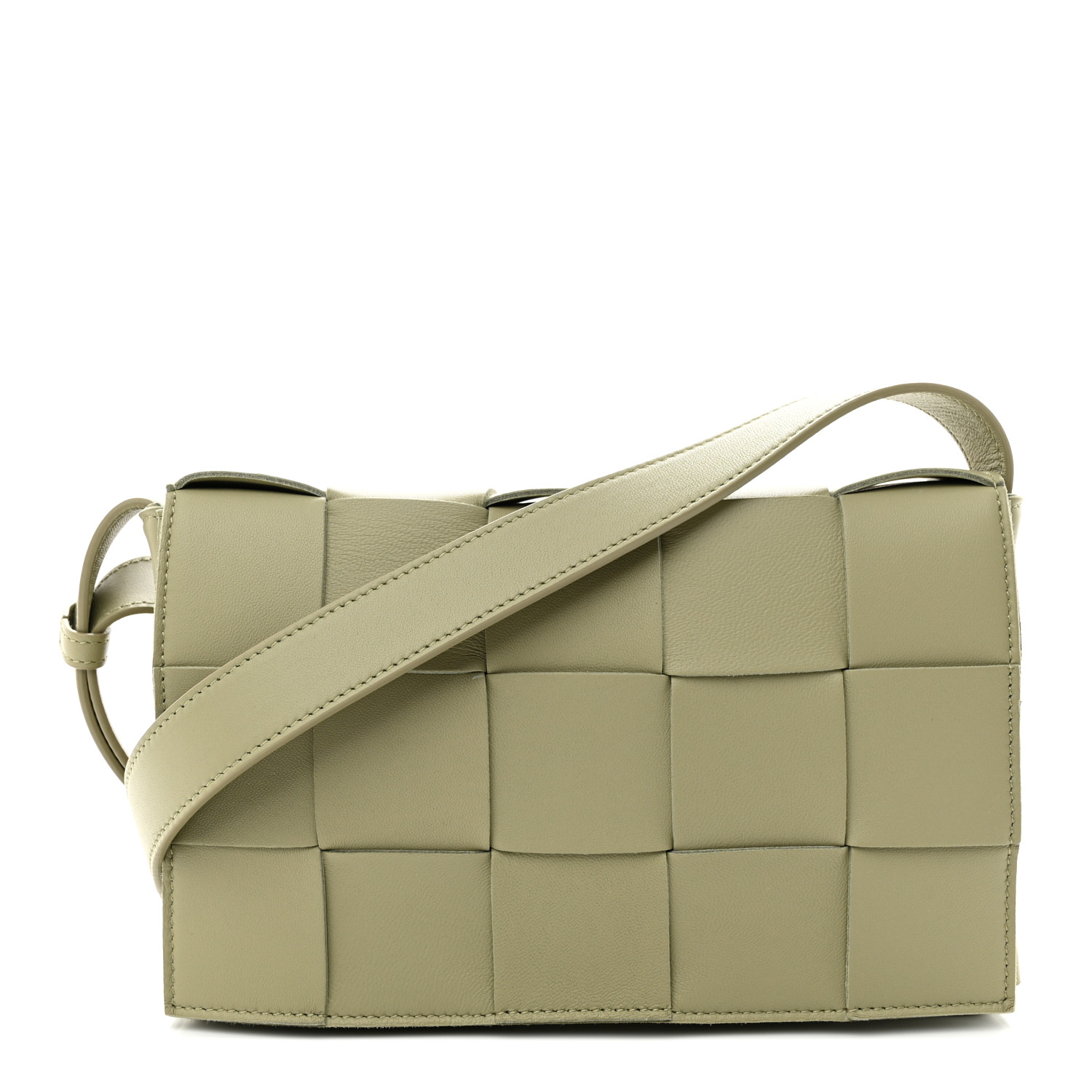 【BOTTEGA VENETA】Small Cassette Bag Travertine Bottega Veneta Cassette Small $2600 Travertine Leather