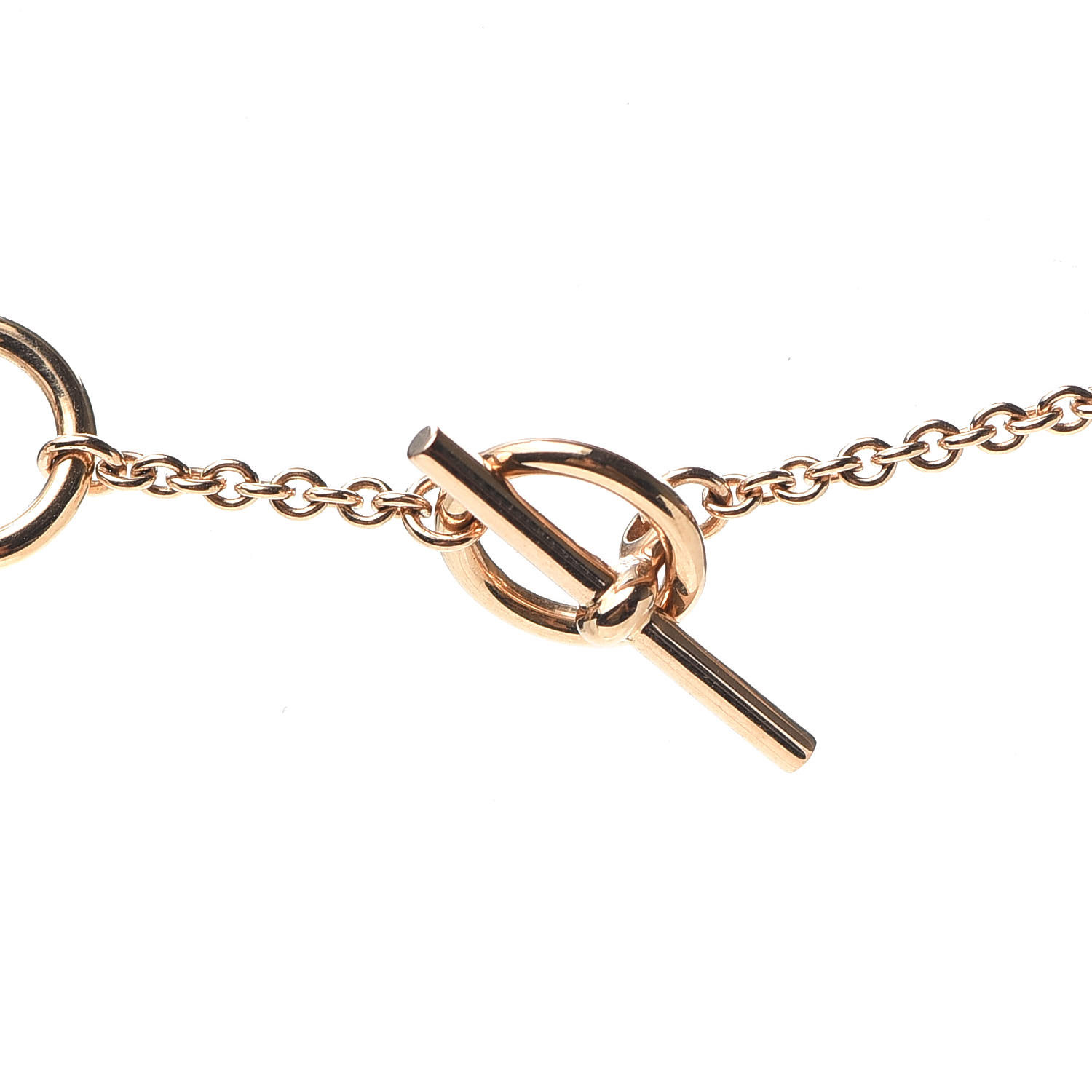 【HERMES】Rose Goldチェーン☆ペンダント Medaille Blason PM medaille-blason-pendant-small-