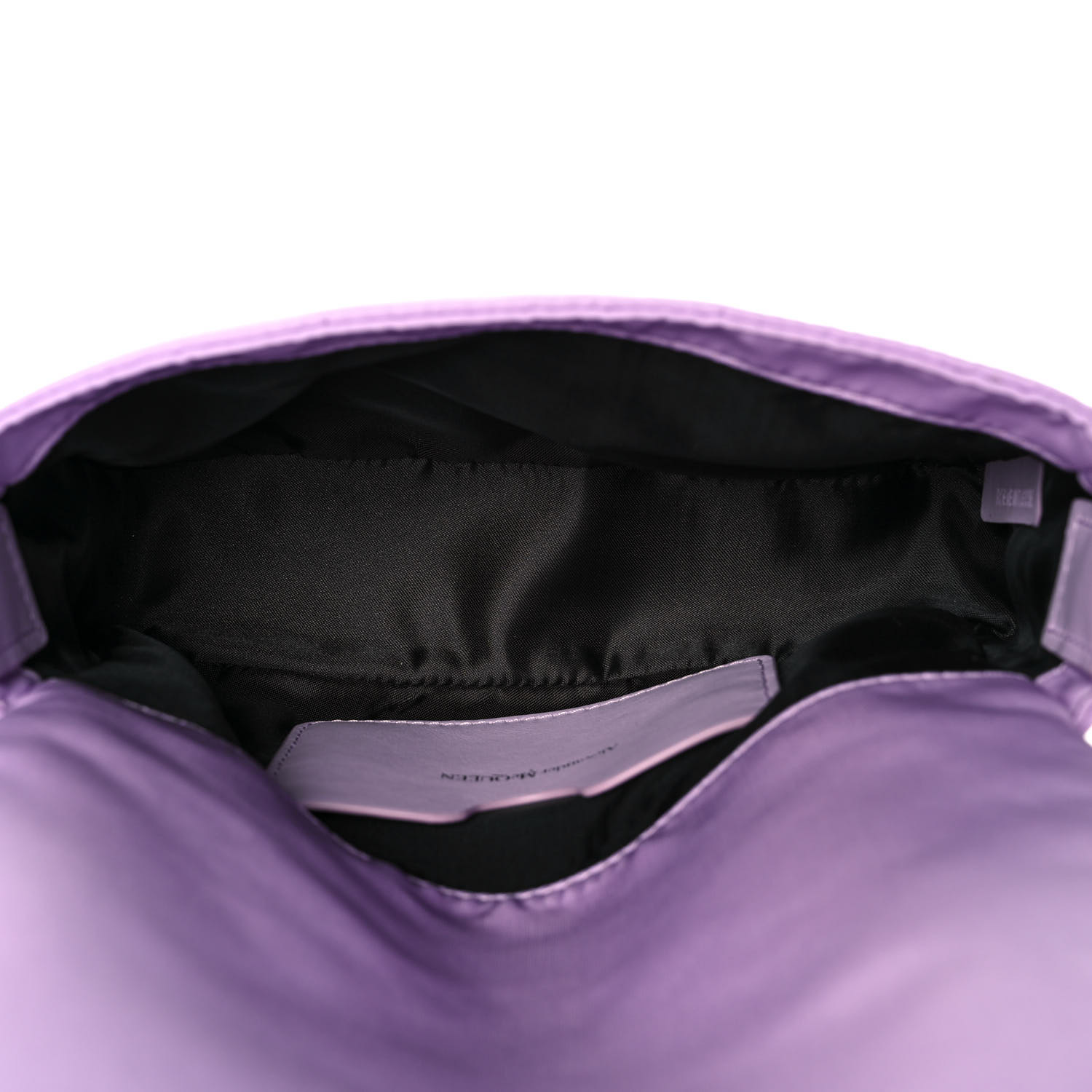 ALEXANDER MCQUEEN Nylon Skull Camera Crossbody Bag Lilac