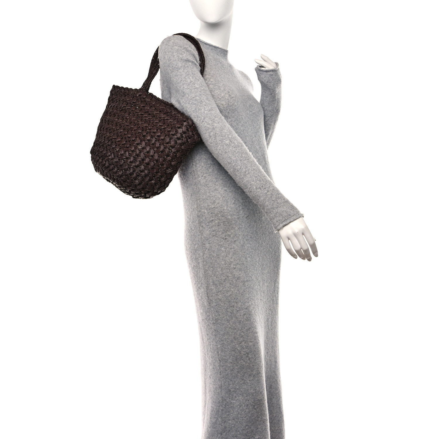 THE ROW Raffia Estelle Tote Bag Brown 1487716 | FASHIONPHILE