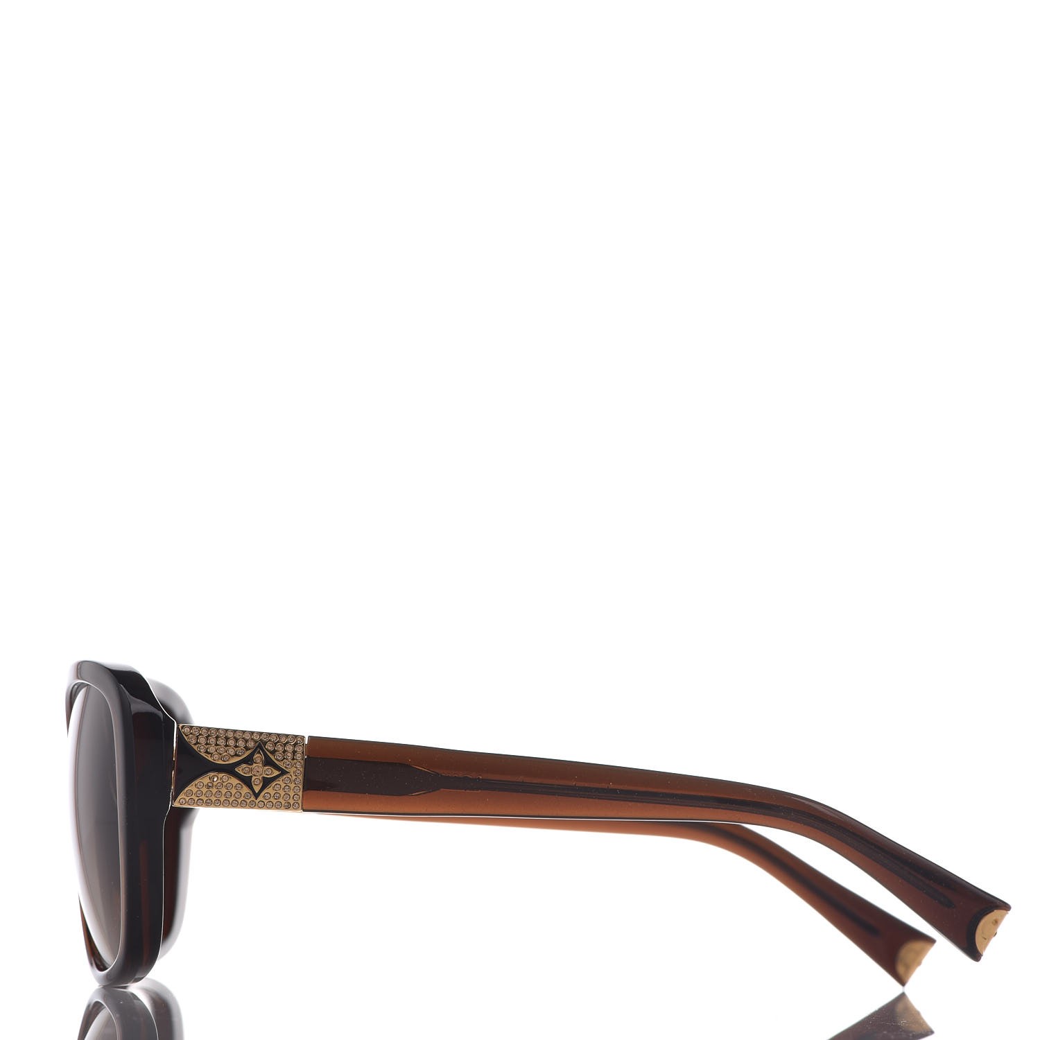 ルイヴィトンサングラスZ0456W LOUIS VUITTON Heather Strass Sunglasses Z0456W Brown 255990