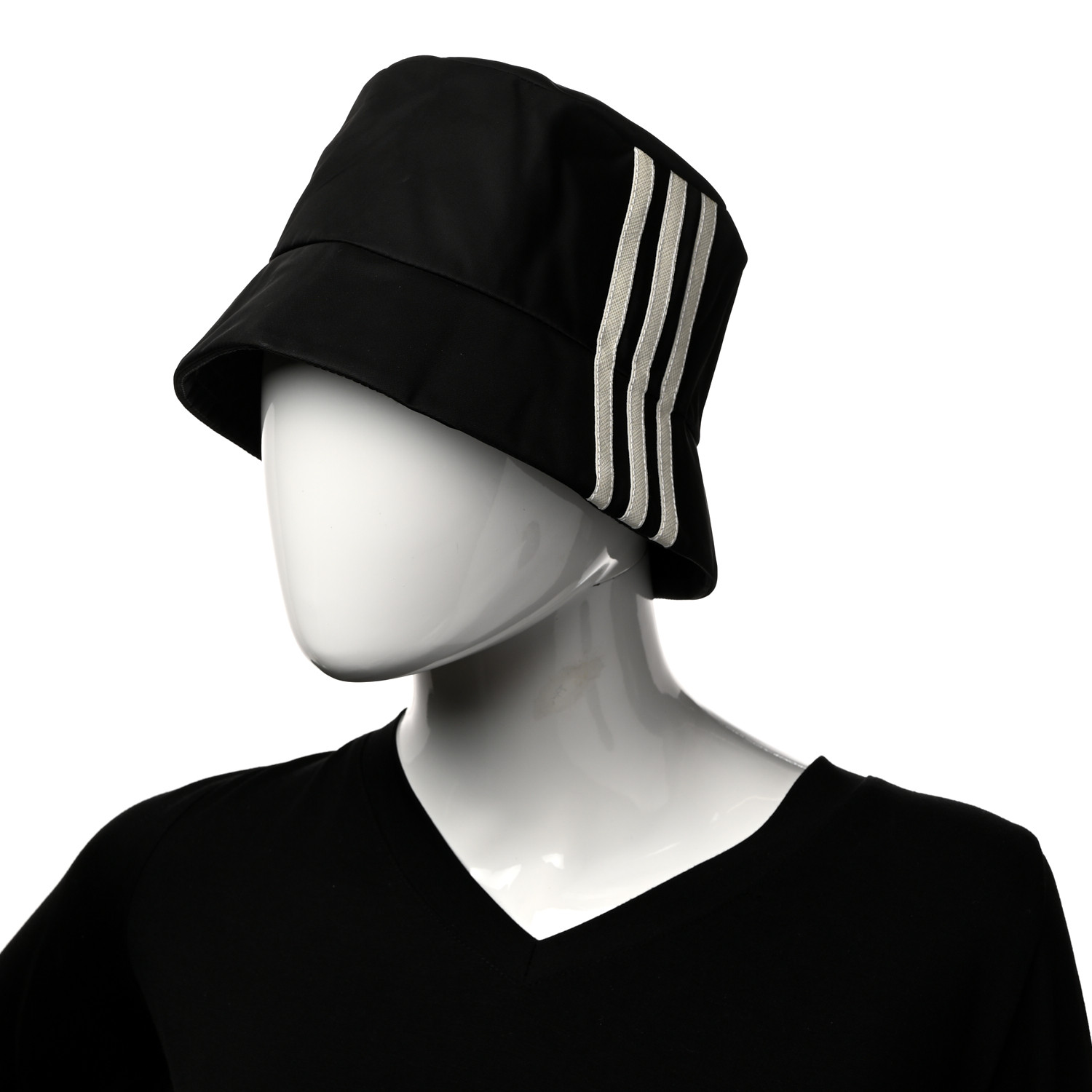 PRADA × adidas　バケットハット PRADA X ADIDAS Re-Nylon Bucket Hat Black 1431310 | FASHIONPHILE