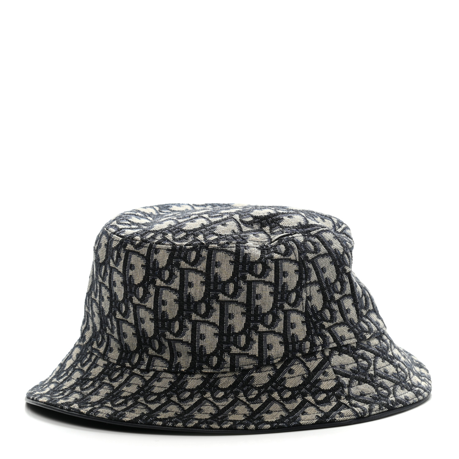 diorバケットハット CHRISTIAN DIOR Oblique Jacquard Bucket Hat L Blue 889654