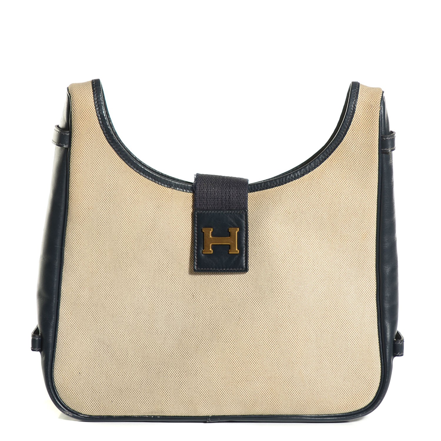 HERMES Toile Sako 32 Bleu 109058 | FASHIONPHILE