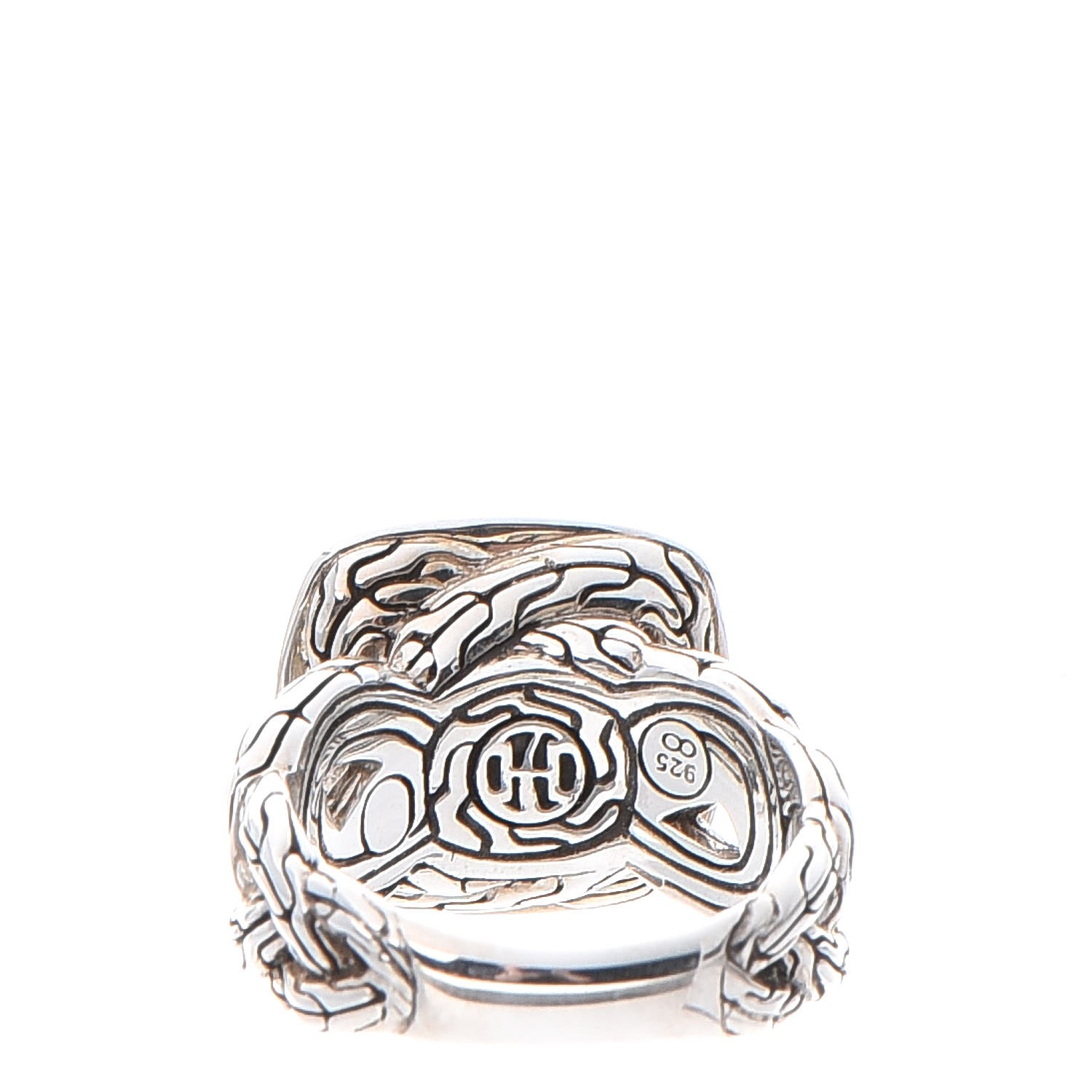JOHN HARDY Sterling Silver Pink Sapphire Classic Chain Ring