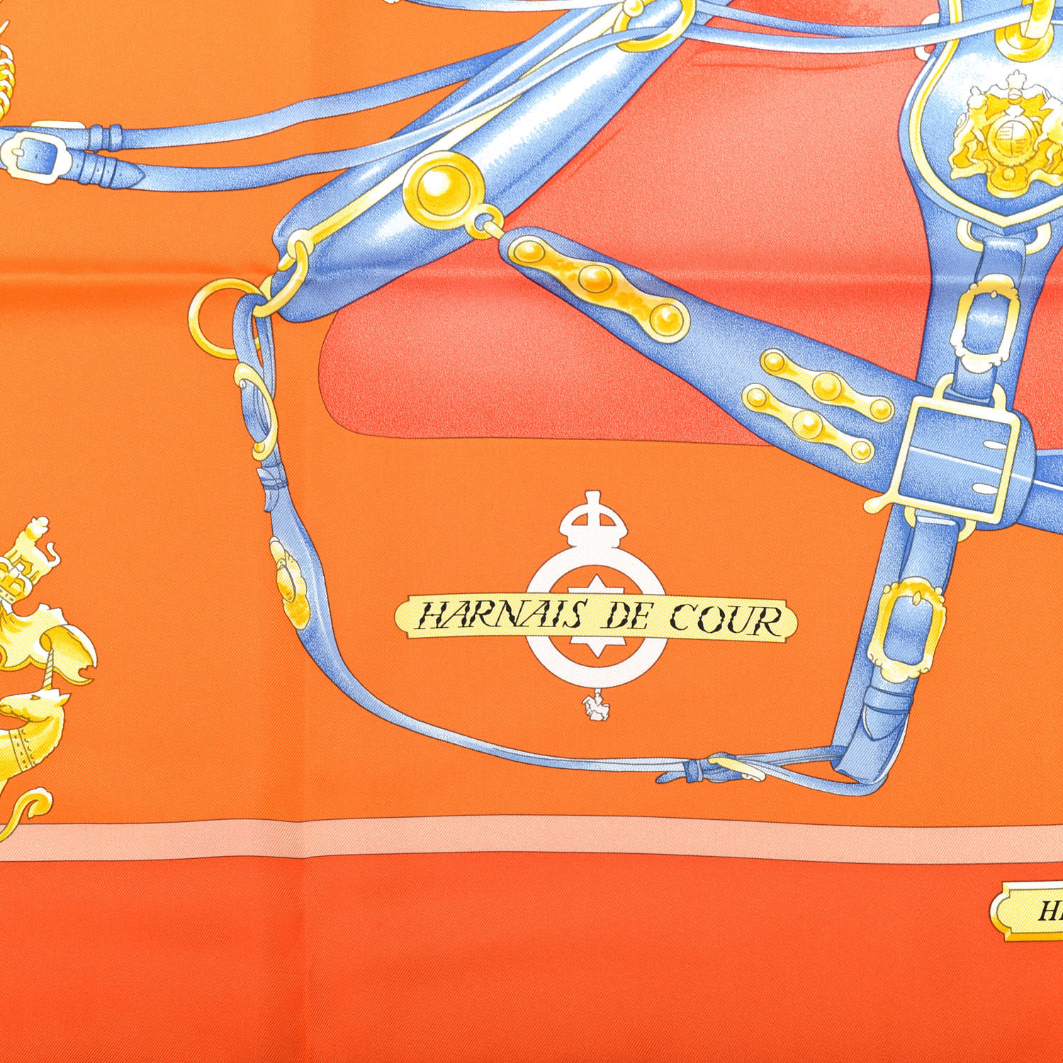 人気【HERMES】シルクスカーフ 90 Harnais de Cour Harnais de Coeur scarf 90 | Hermès Finland