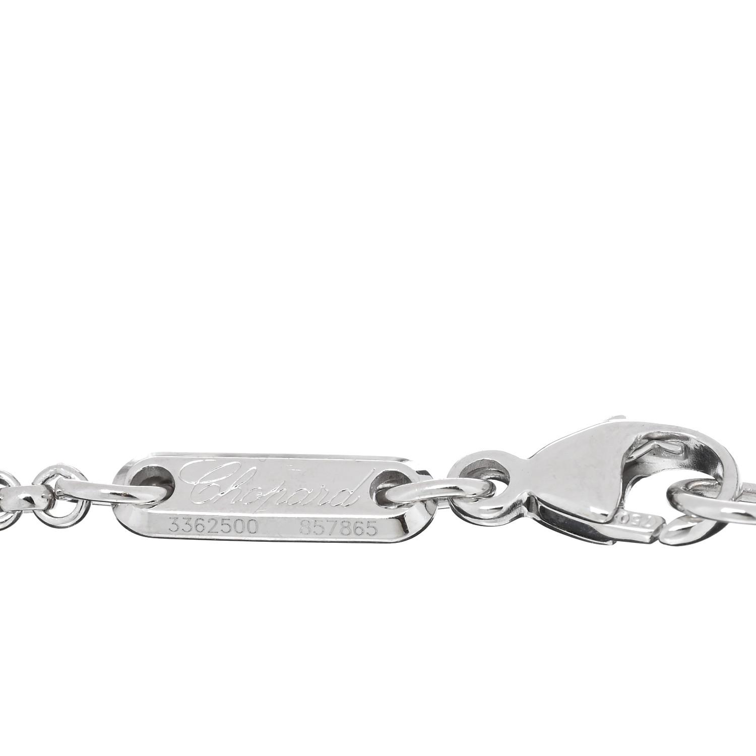 CHOPARD 18K White Gold Diamond Good Luck Charms Rabbit