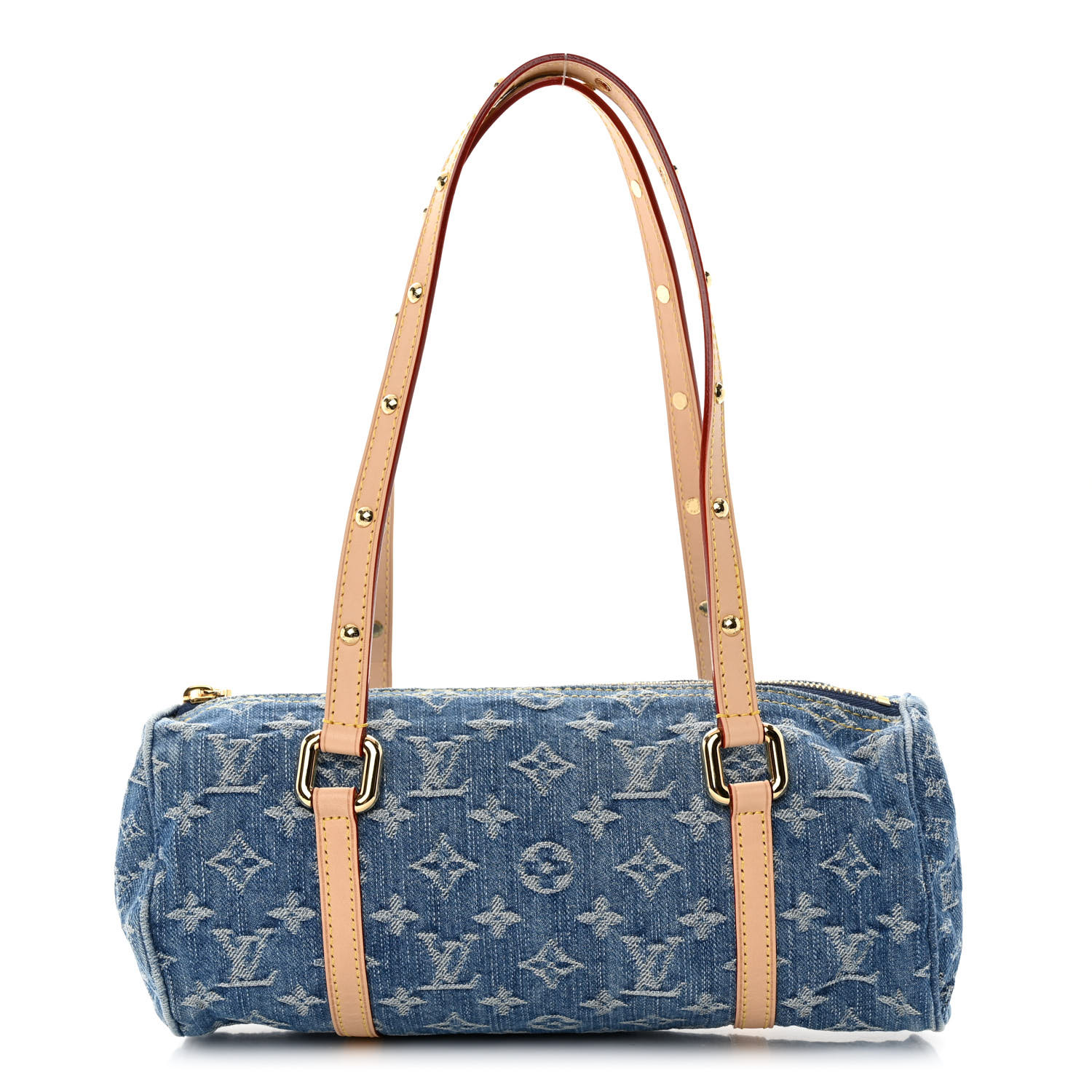 【ヴィンテージ】Rank:S☆Louis Vuitton Blue ボストンバック LOUIS VUITTON Monogram Denim Papillon Denim Blue 1434760