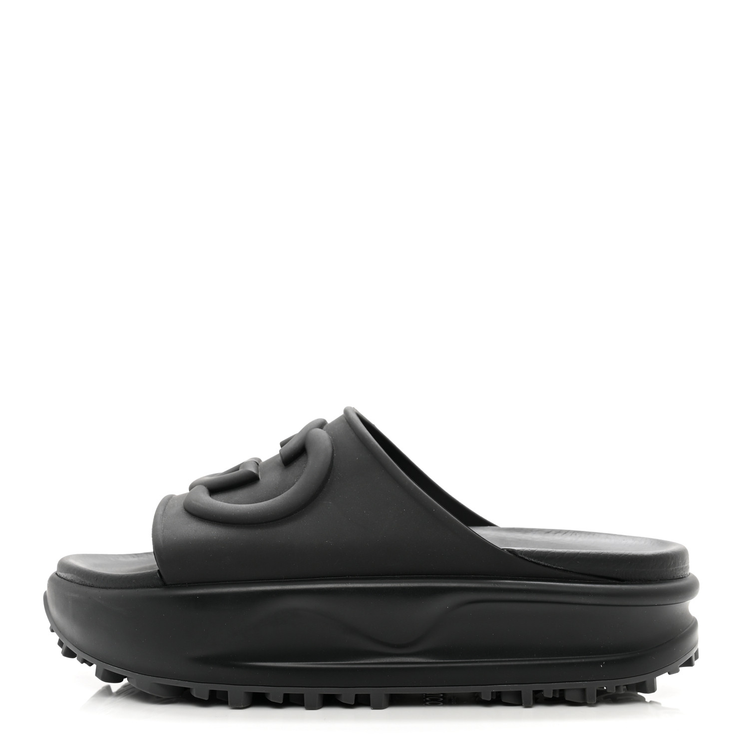 GUCCI ブラックミュール Gucci 90mm GG crystal-embellished Sandals | Black | FARFETCH