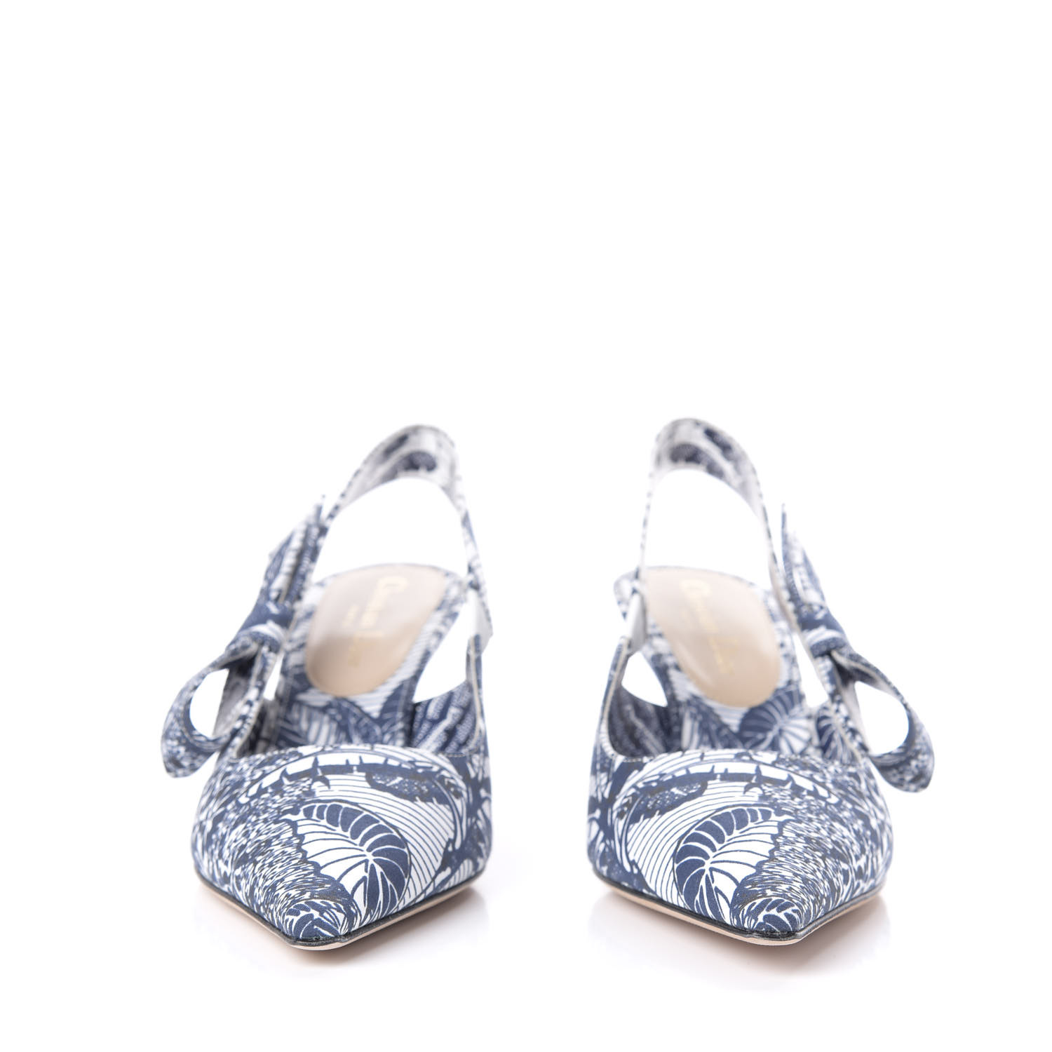 CHRISTIAN DIOR Toile De Jouy Tropicalia Sweet D Slingback