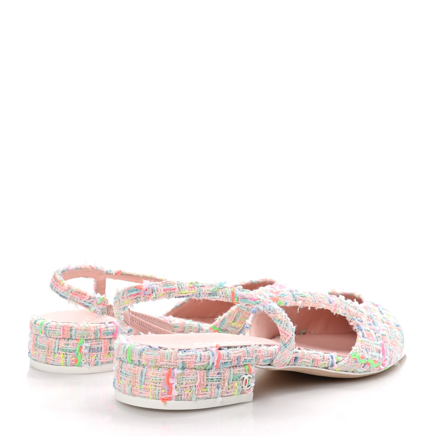 靴 Tweed Slingback Flats herlipto Tweed Slingback Flats