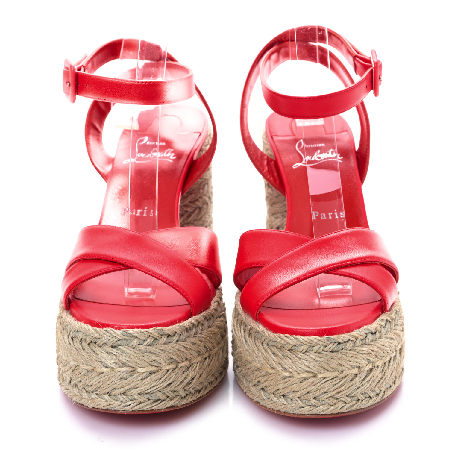 CHRISTIAN LOUBOUTIN Goatskin Super Mariza 130 Espadrille