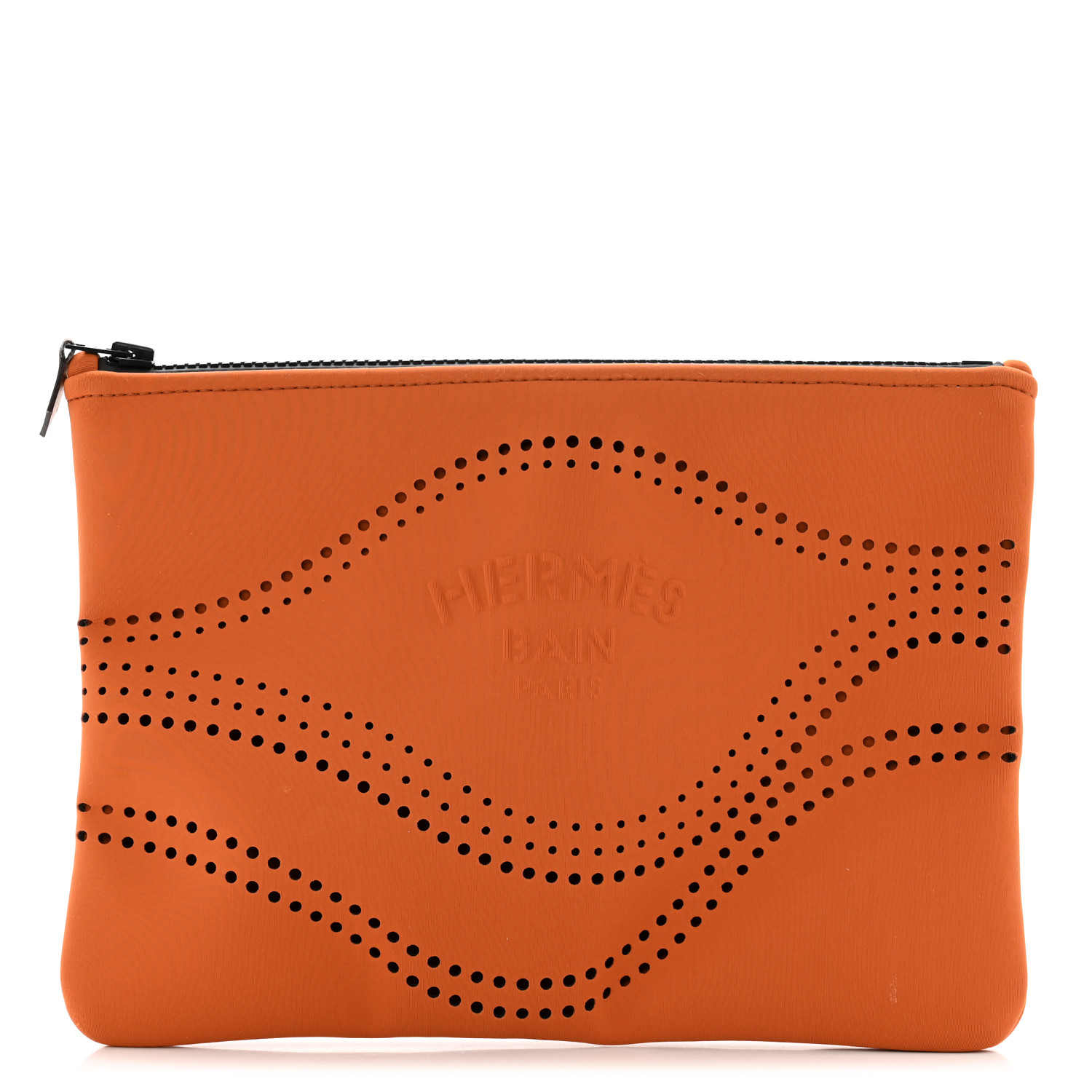 HERMES ネオバン ウェーブ HERMES Neoprene Medium Neobain Waves Case Tan 1663545
