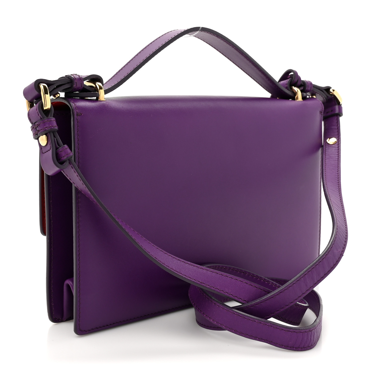 SALVATORE FERRAGAMO Smooth Calfskin Medium Aileen Gancio