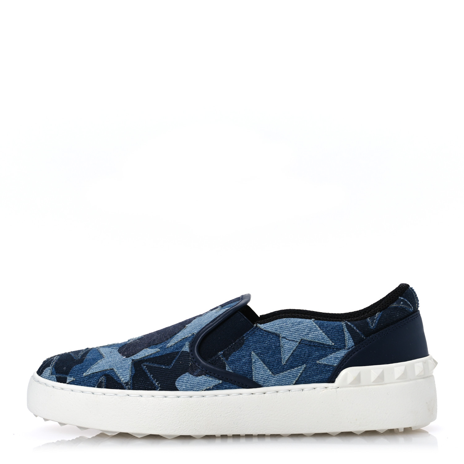 スニーカー 25ss Valentino Garavani Navy Blue Canvas Slip Ons Sneakers $_57.JPG?set_id=880000500F