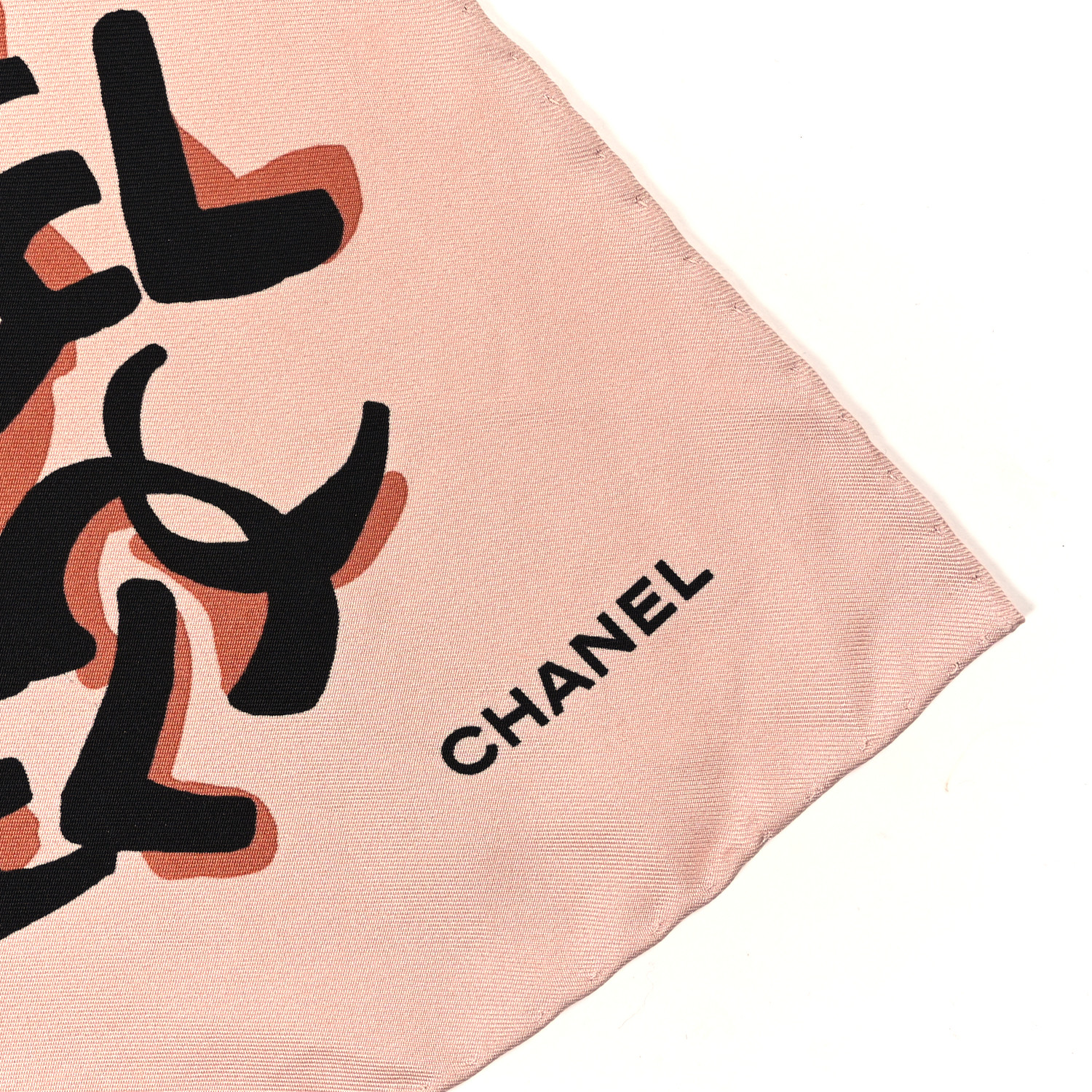 CHANEL スカーフ ハンカチ 42×42 CHANEL シャネル スカーフ/ハンカチ ハンカチ ココマーク ピンク