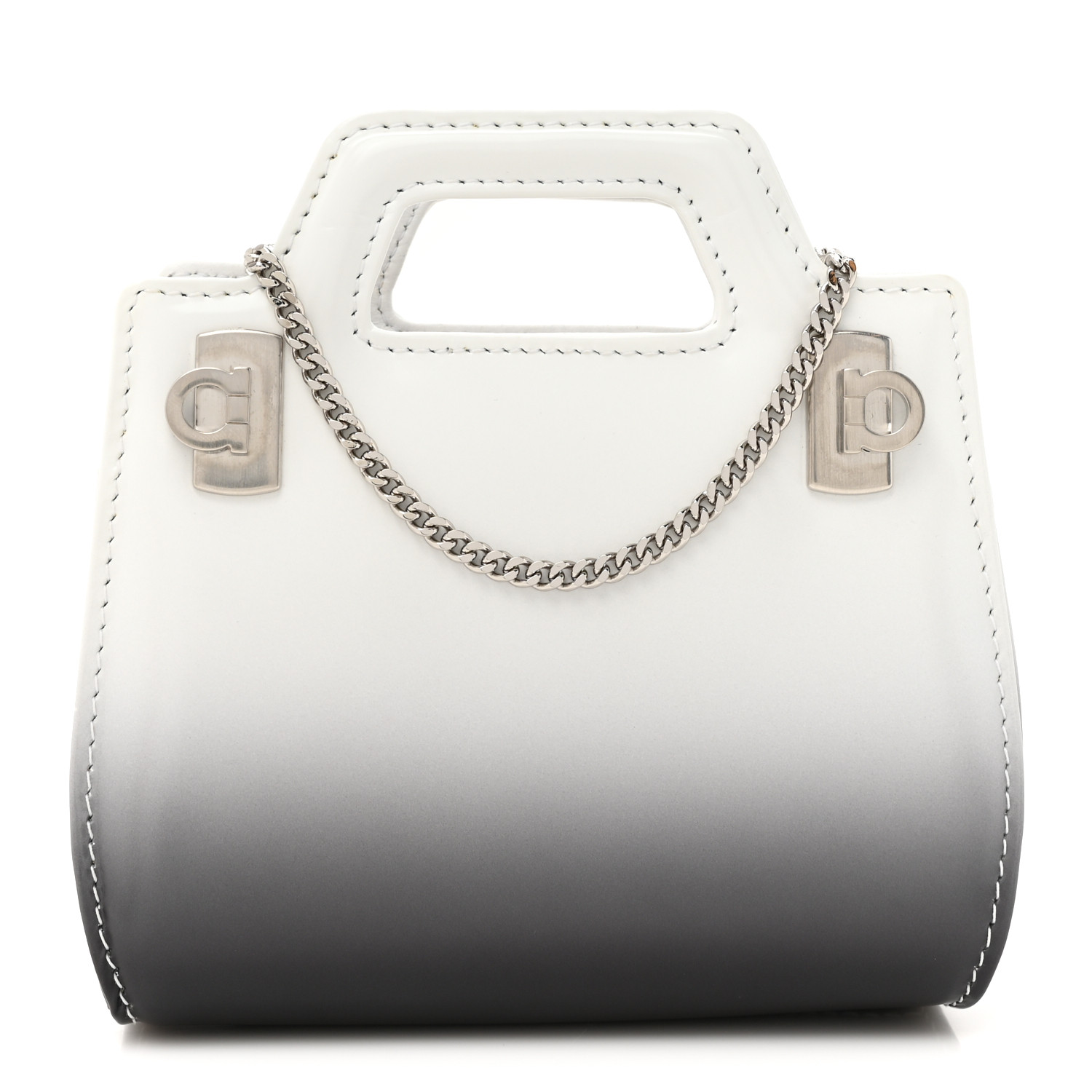 Salvatore Ferragamo ホワイト クラッチバッグ クラッチバッグ - メンズ | Ferragamo