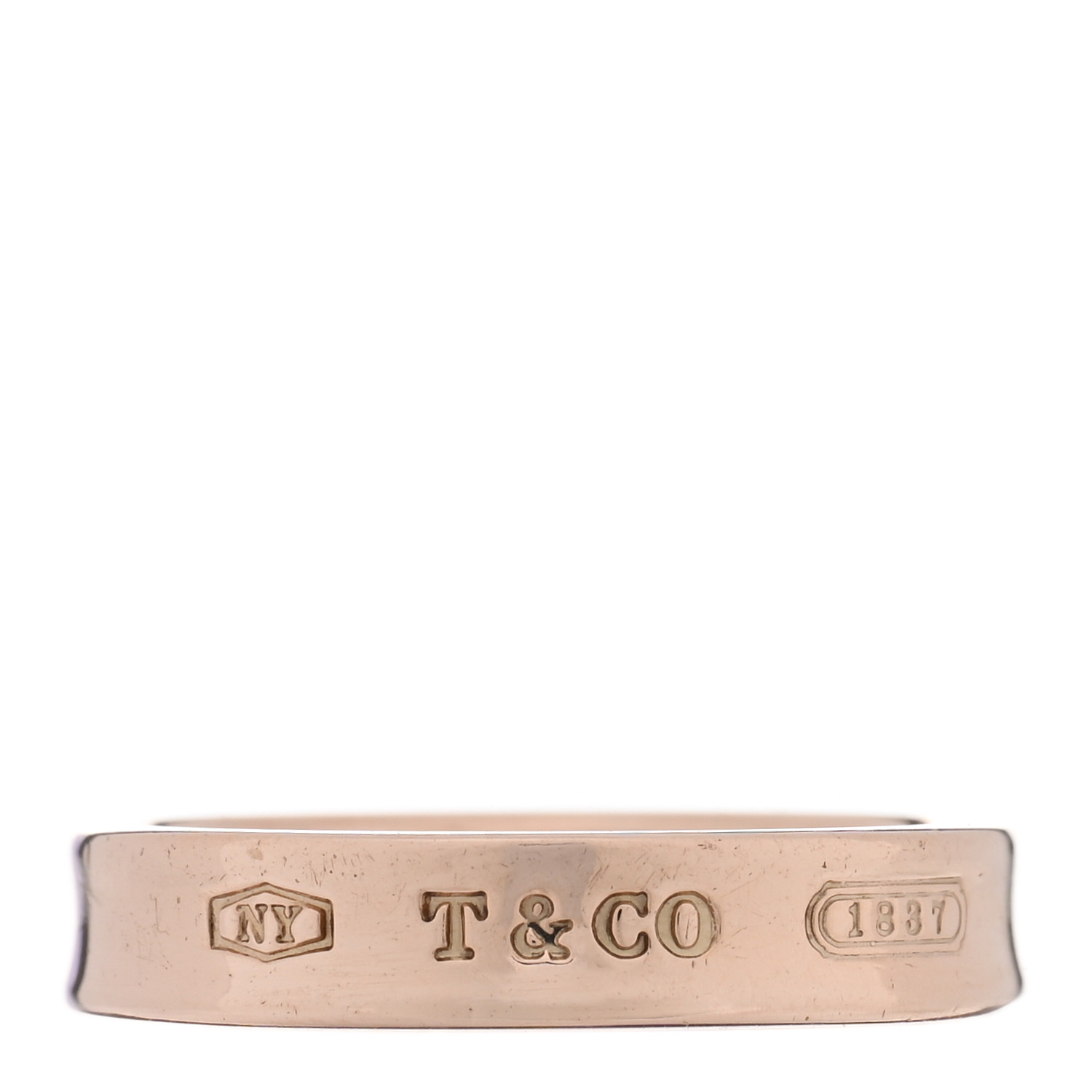 TIFFANY Rubedo Narrow 1837 Ring 49 5 1657407 | FASHIONPHILE