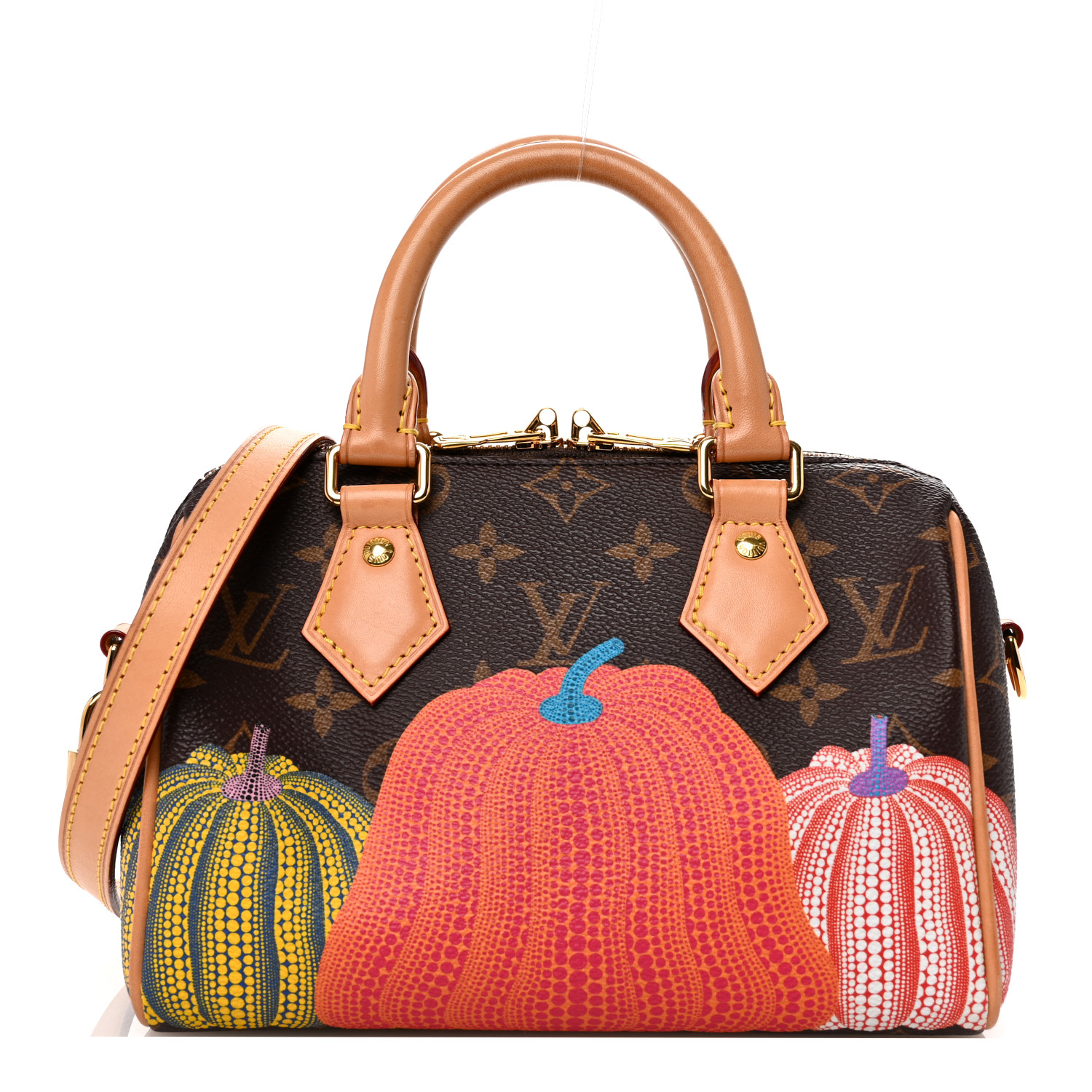 人気沸騰ブラドン X LV VUITTON LOUIS YK Bandouliere Speedy Pumpkins Monogram 旅行かばん・小分けバッグ