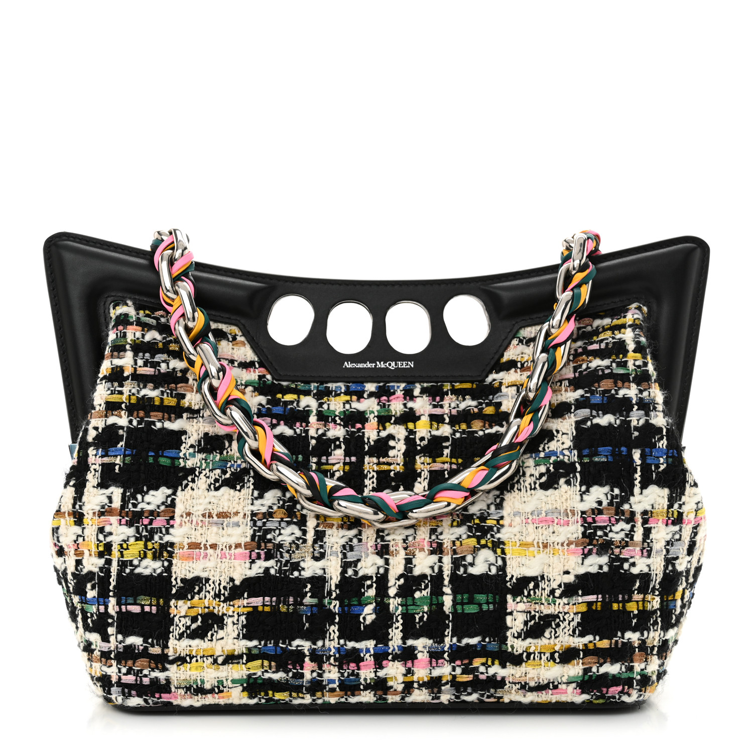 Alexander McQueen ポーチ McQueen Graffiti medium zip pouch for Women - Black in UAE