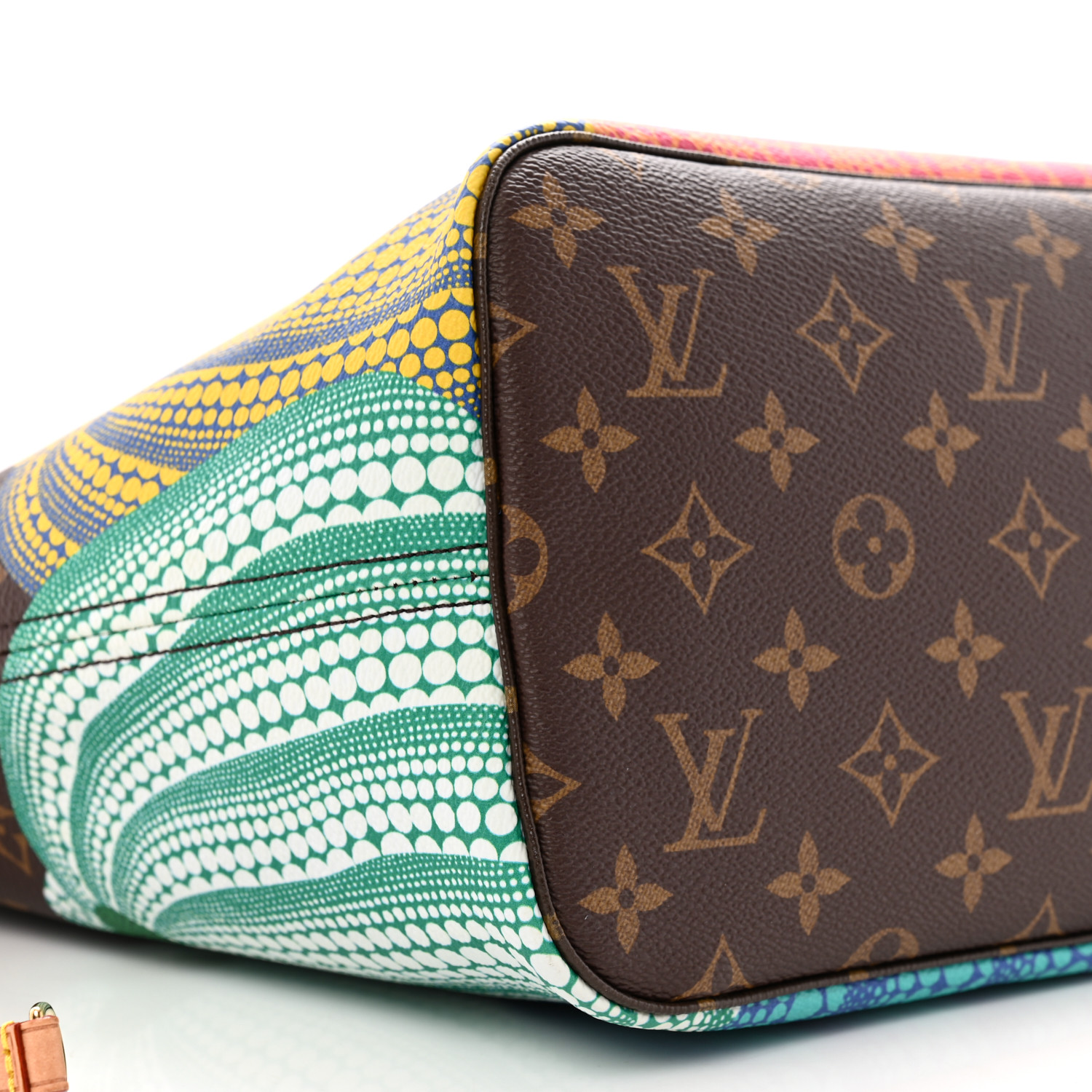 小物 LOUIS  VUITTON LOUIS VUITTON LV X YK Monogram Kusama Pumpkin Neverfull MM