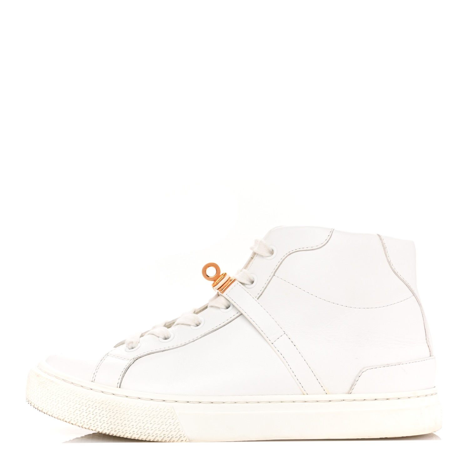 セール【HERMES】Sneakers Daydream HERMES Calfskin Daydream Sneakers 36.5 White 1668132