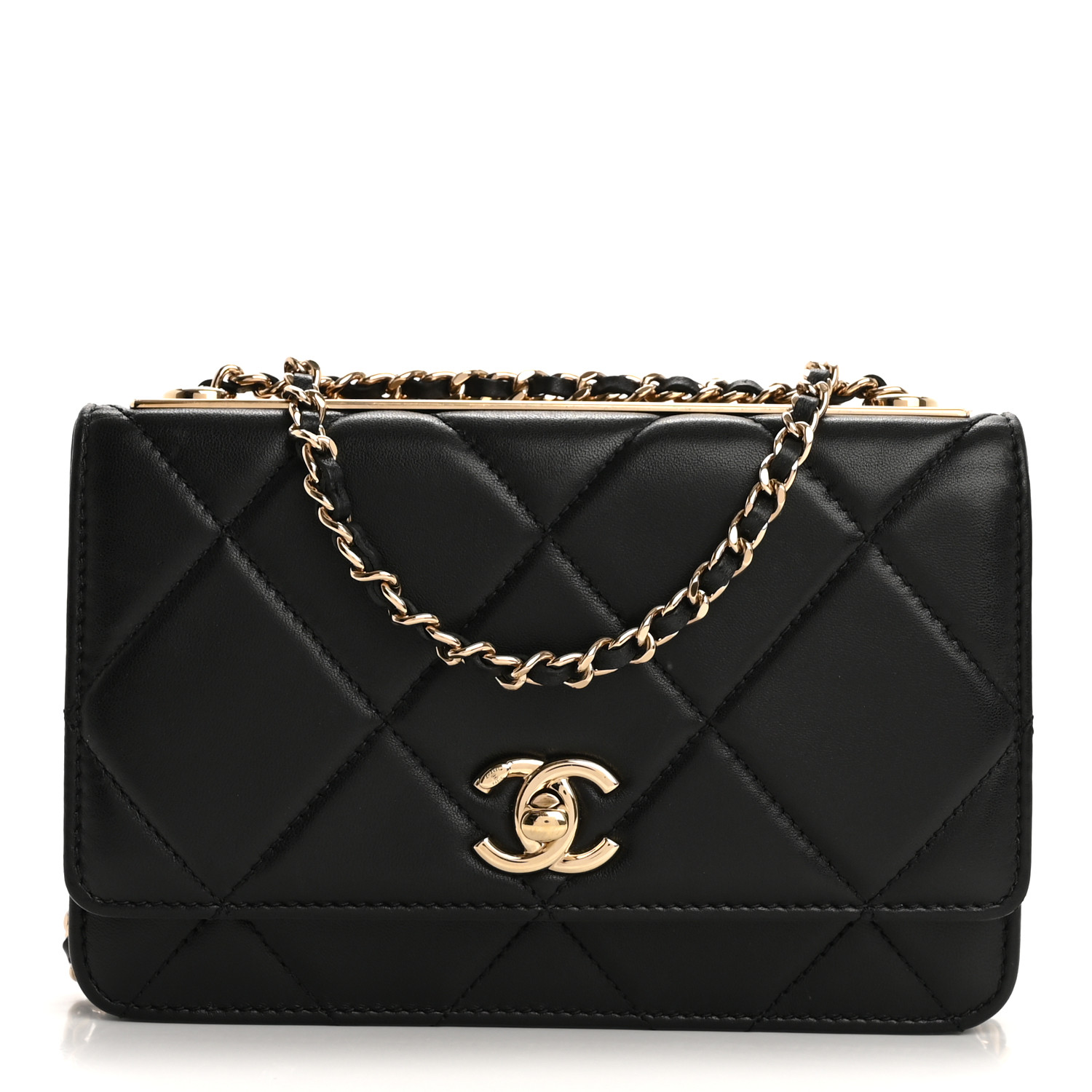 ショルダーバッグ・ポシェット × ヴィンテージ(中古) Chanel WOC Lambskin Crossbody Bag CHANEL WOC Leather Bags & Handbags for Women for sale | eBay