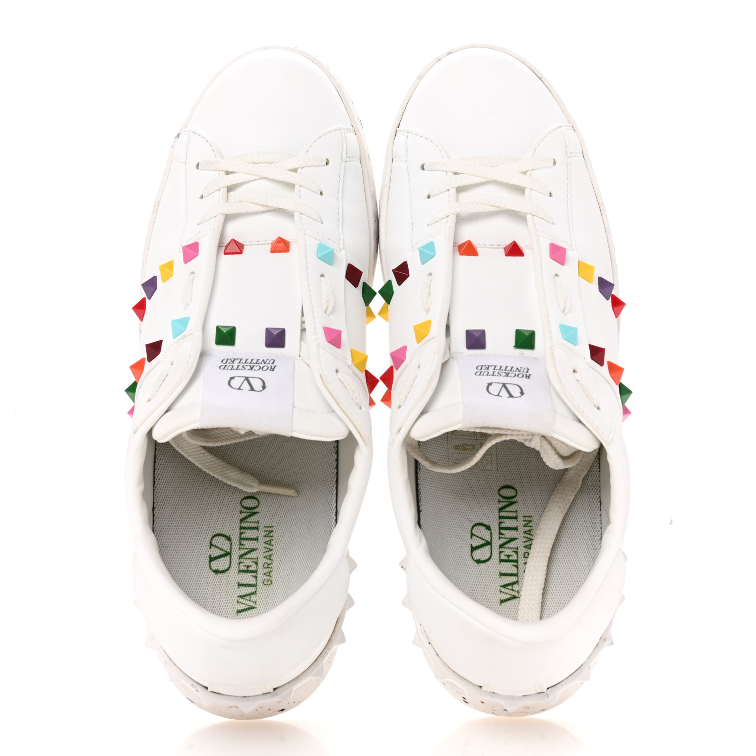 VALENTI Revo2 美品 VALENTINO GARAVANI Vegan Leather Womens Rockstud Open for a