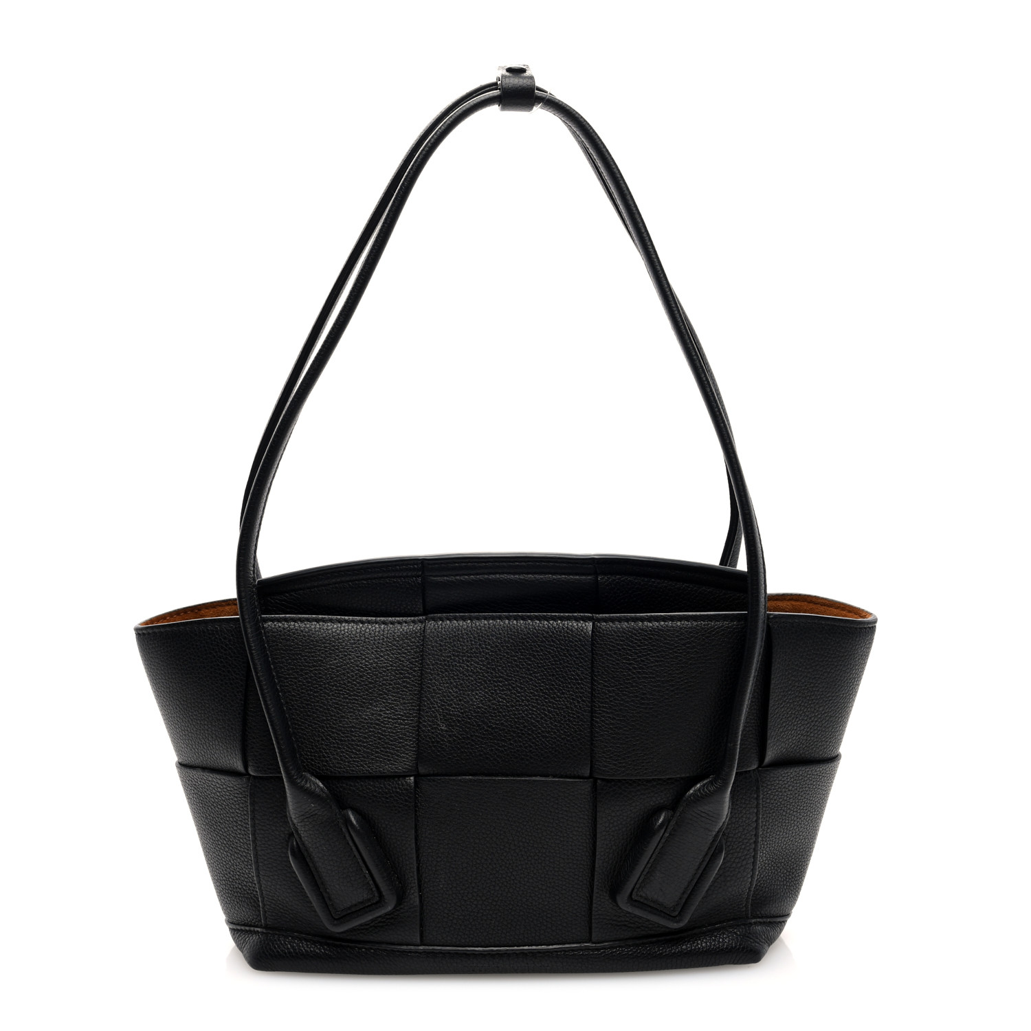 BOTTEGA VENETA Grained Calfskin Maxi Intrecciato Small Arco