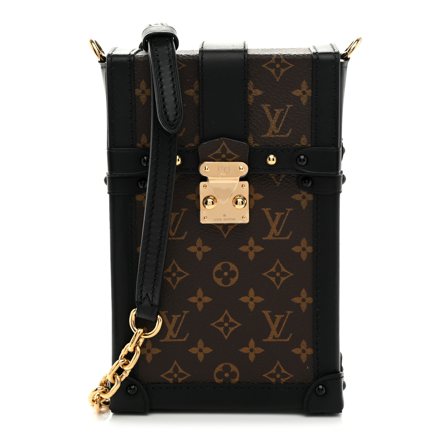 その他 LOUISVULTTON LOUIS VUITTON Monogram Pochette Trunk Verticale Black
