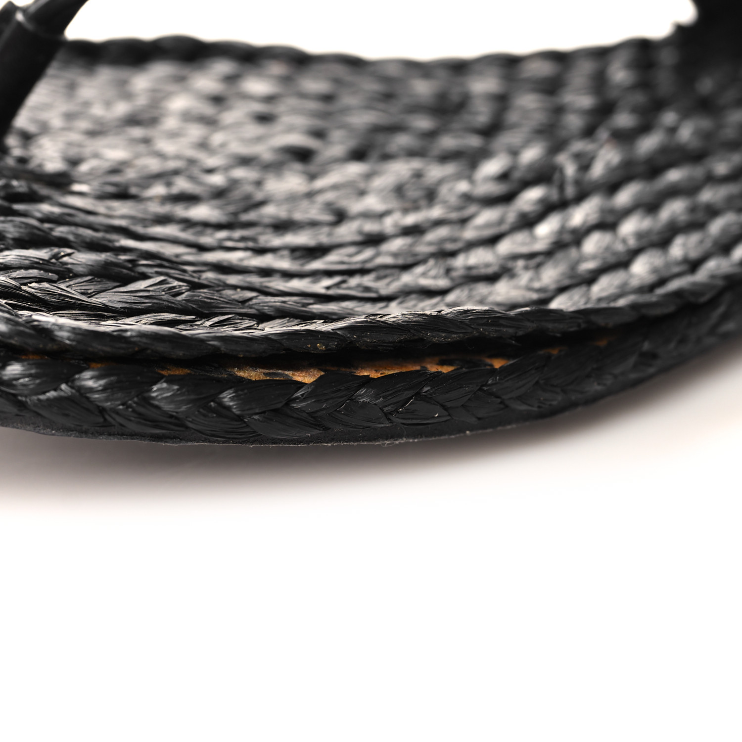 vintage サンローラン サンダル　37 SAINT LAURENT Calfskin Raffia Cassandra Monogram Sandals 37