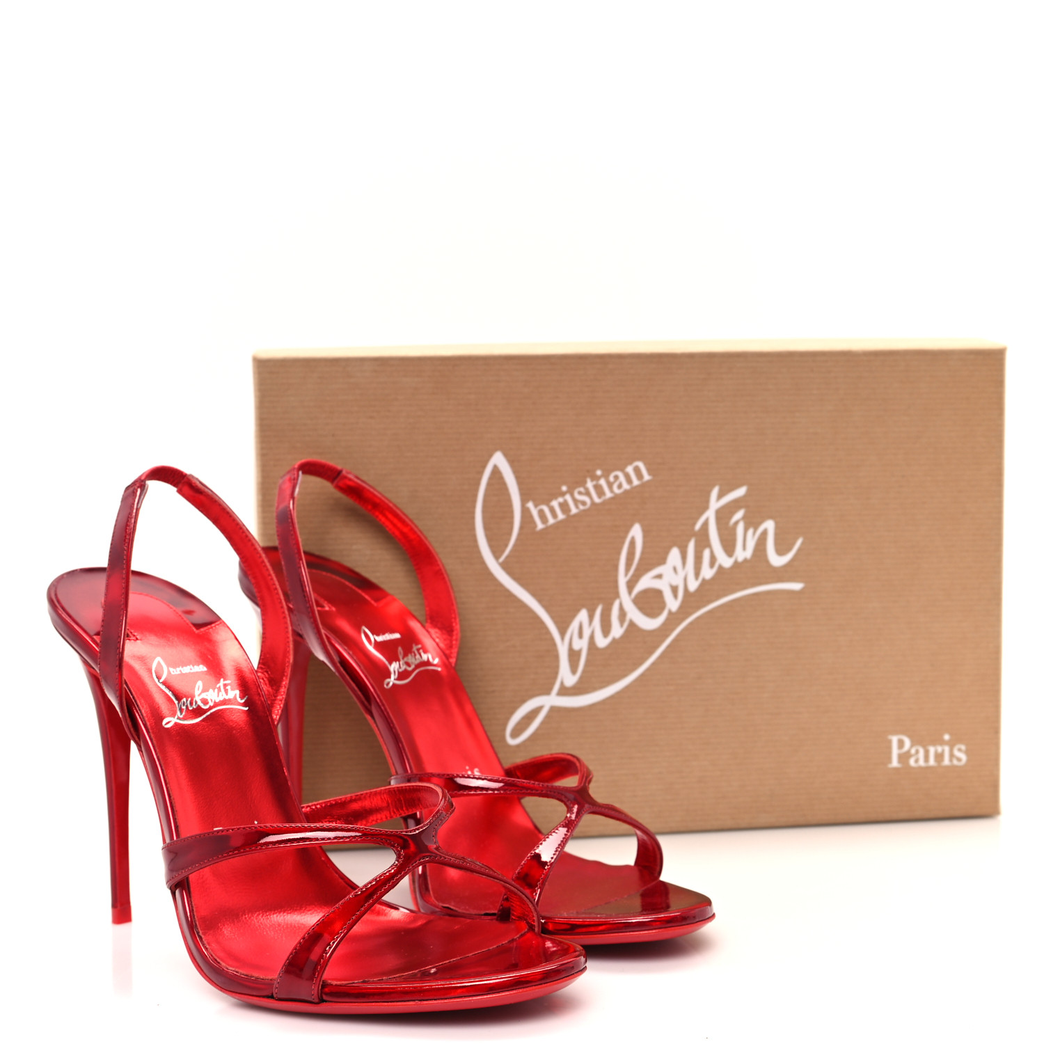 美品　❤　Christian Louboutin CHRISTIAN LOUBOUTIN Calfskin Hot Chick 100 Pumps 35.5 White