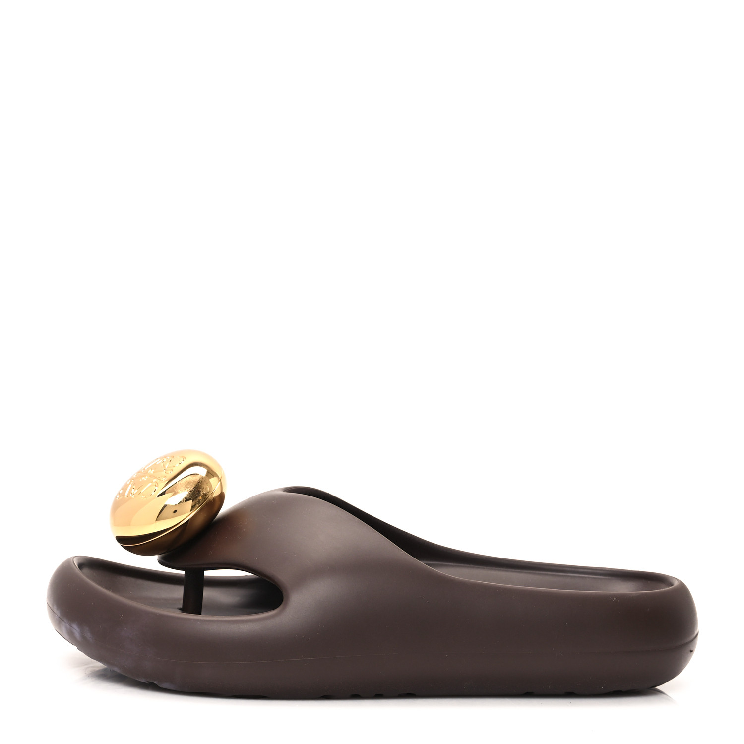 LOEWE Foam Rubber Paula's Ibiza Pebble Toe Post Sandals 36