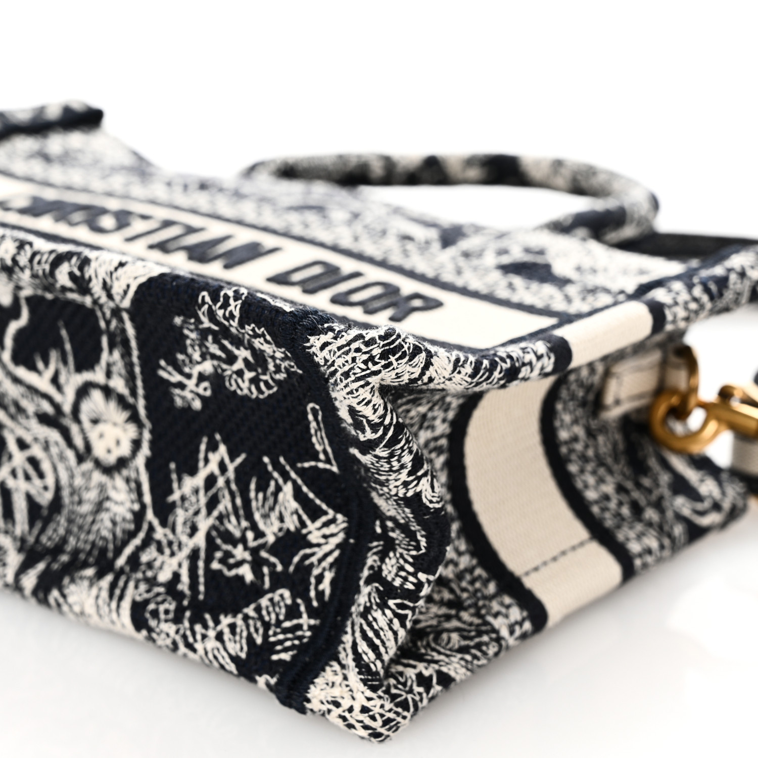 ストラップ付き◆Reverse Toile de Jouy Dior Book Tote minibag Dior Mini Dior Book Tote with Strap | REVERSIBLE