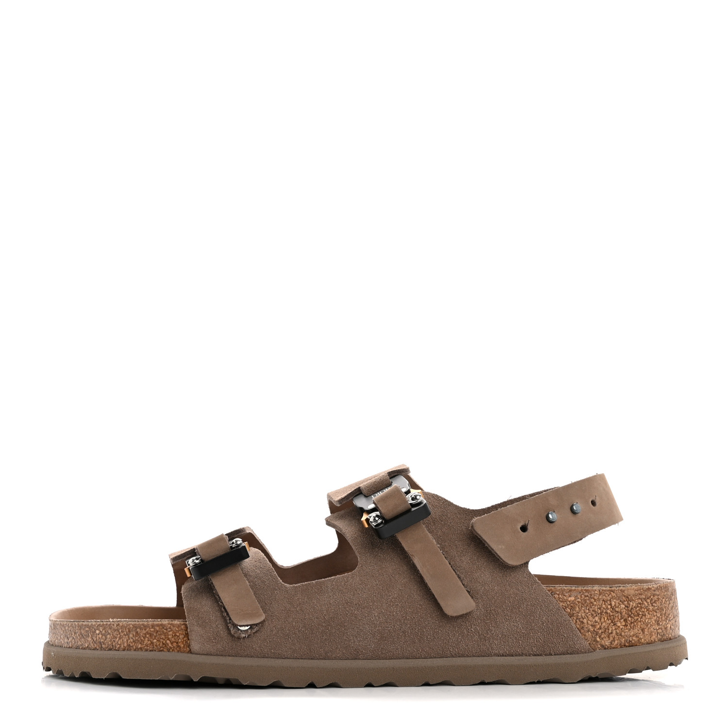 サンダル DIOR BY BIRKENSTOCK MILANO SANDAL Gray Felted Wool Dior by Birkenstock Milano Sandal Grey Men's