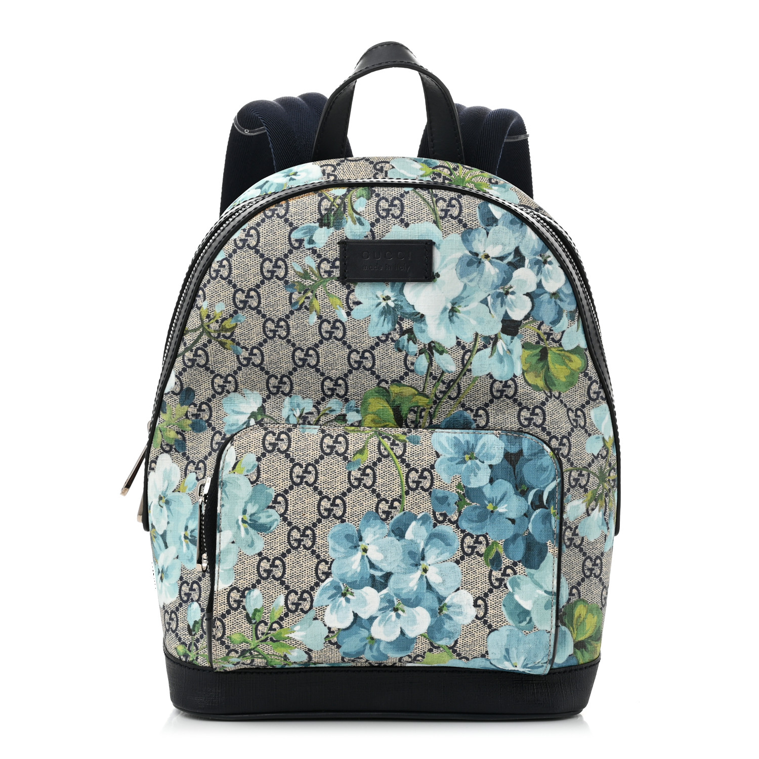 ★ACOC★ Blooming BackpackBlack 5008427512 Amazon.com: Blue Flower Floral Backpack, Vintage Backpack