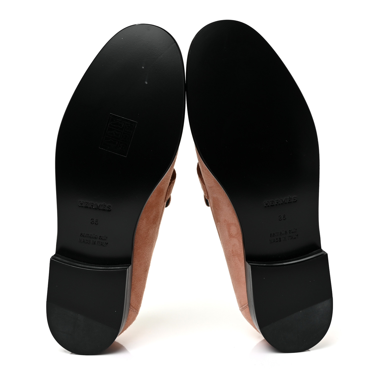 [HERMES]★Destin Loafers Rose Aube★Size 36 Hermes Destin Loafer Rose Aube Suede Rose Gold Hardware 38 EU