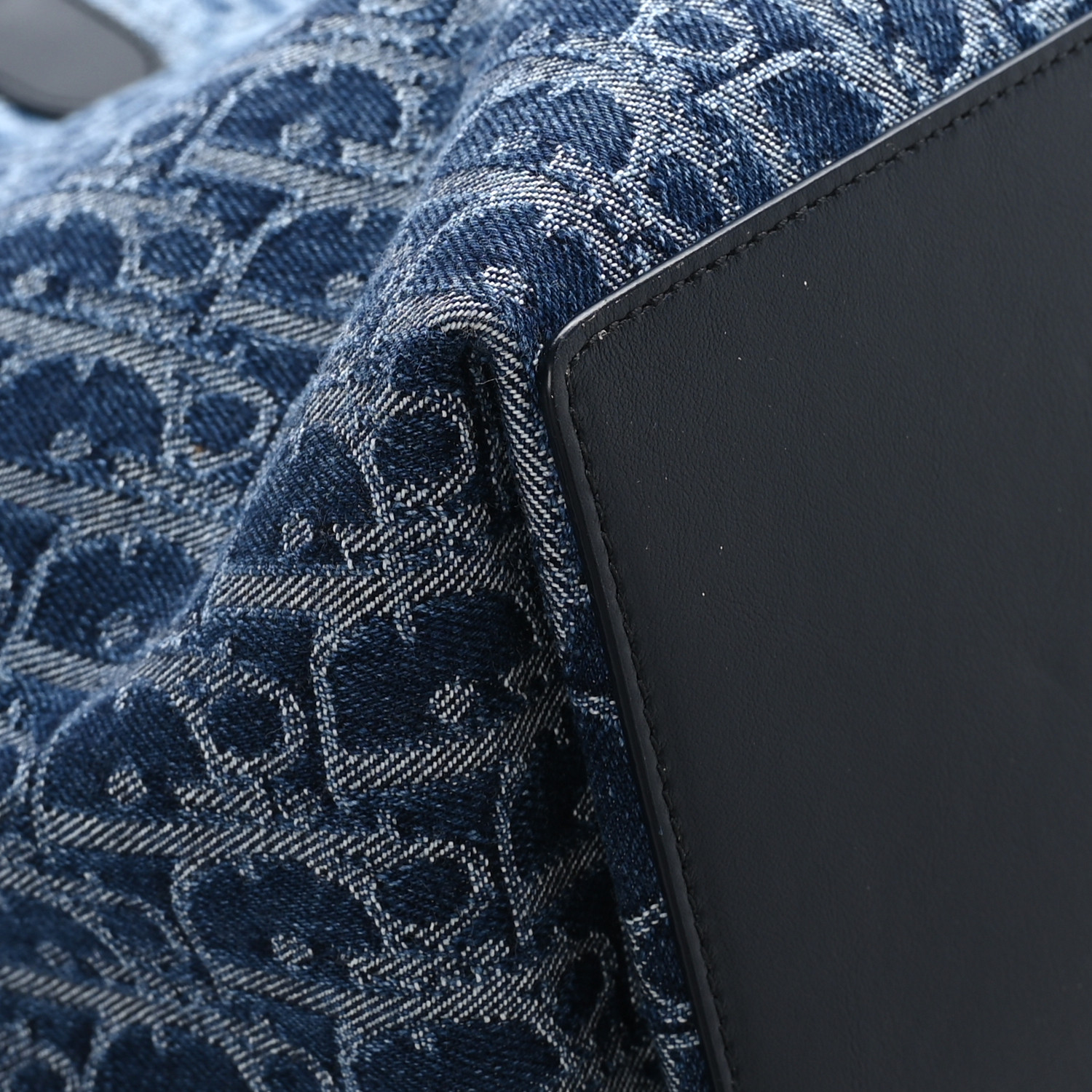 CHRISTIAN DIOR DIOR Denim Jacquard Oblique Large Toujours