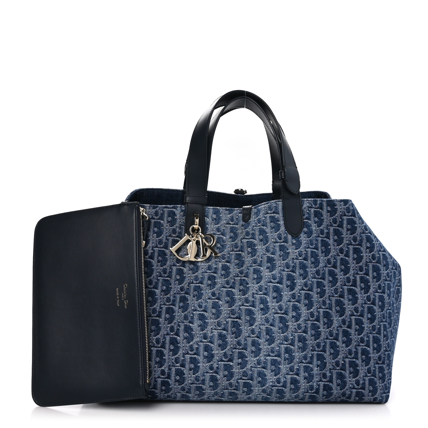【無料郵送/関税込/正規品】 Dior Large Toujours Bag Blue Deni Large Dior Toujours Bag Blue Denim Dior Oblique Jacquard | DIOR