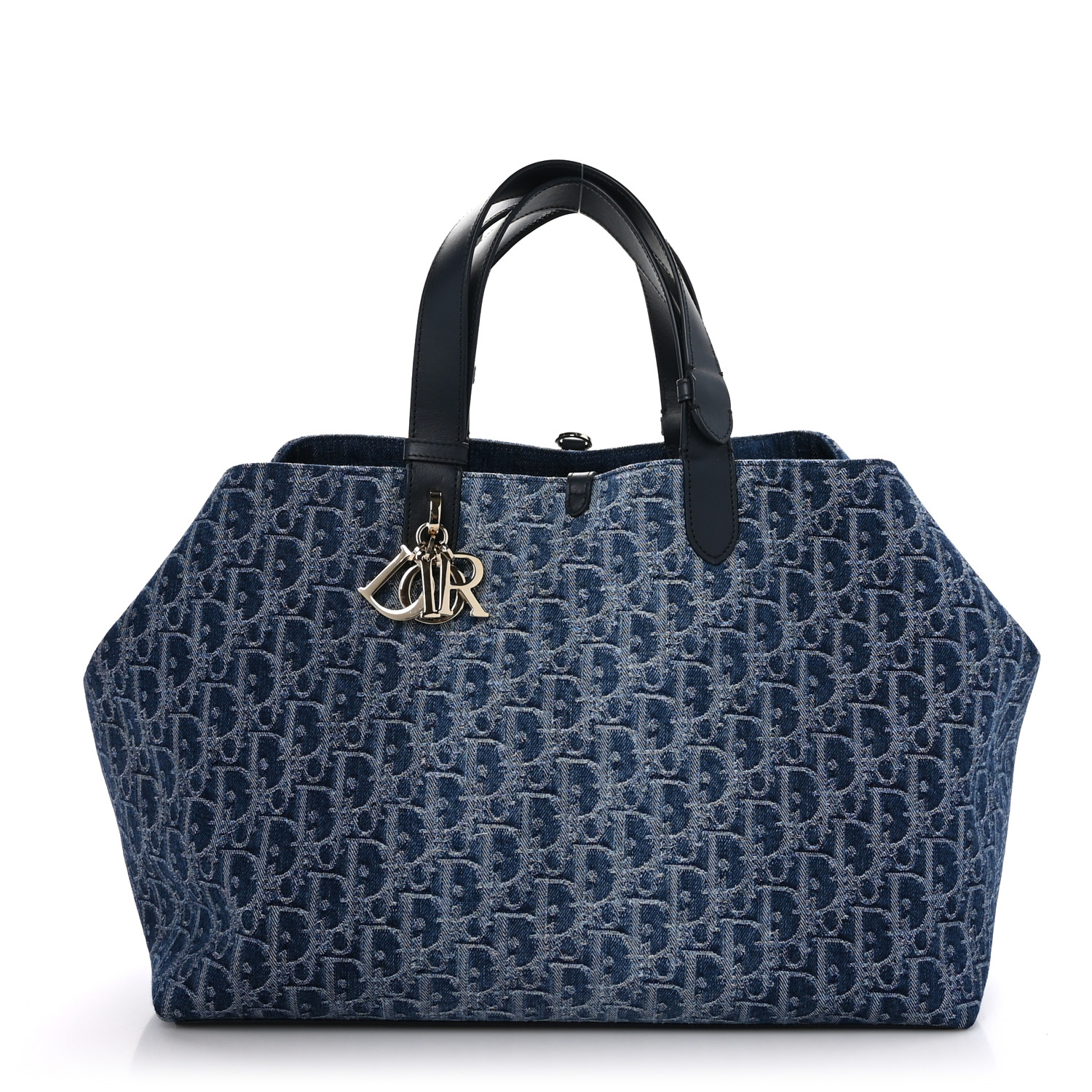 【無料郵送/関税込/正規品】 Dior Medium Toujours Bag Blue Den Medium Dior Toujours Bag Blue Graphic Cannage Denim | DIOR