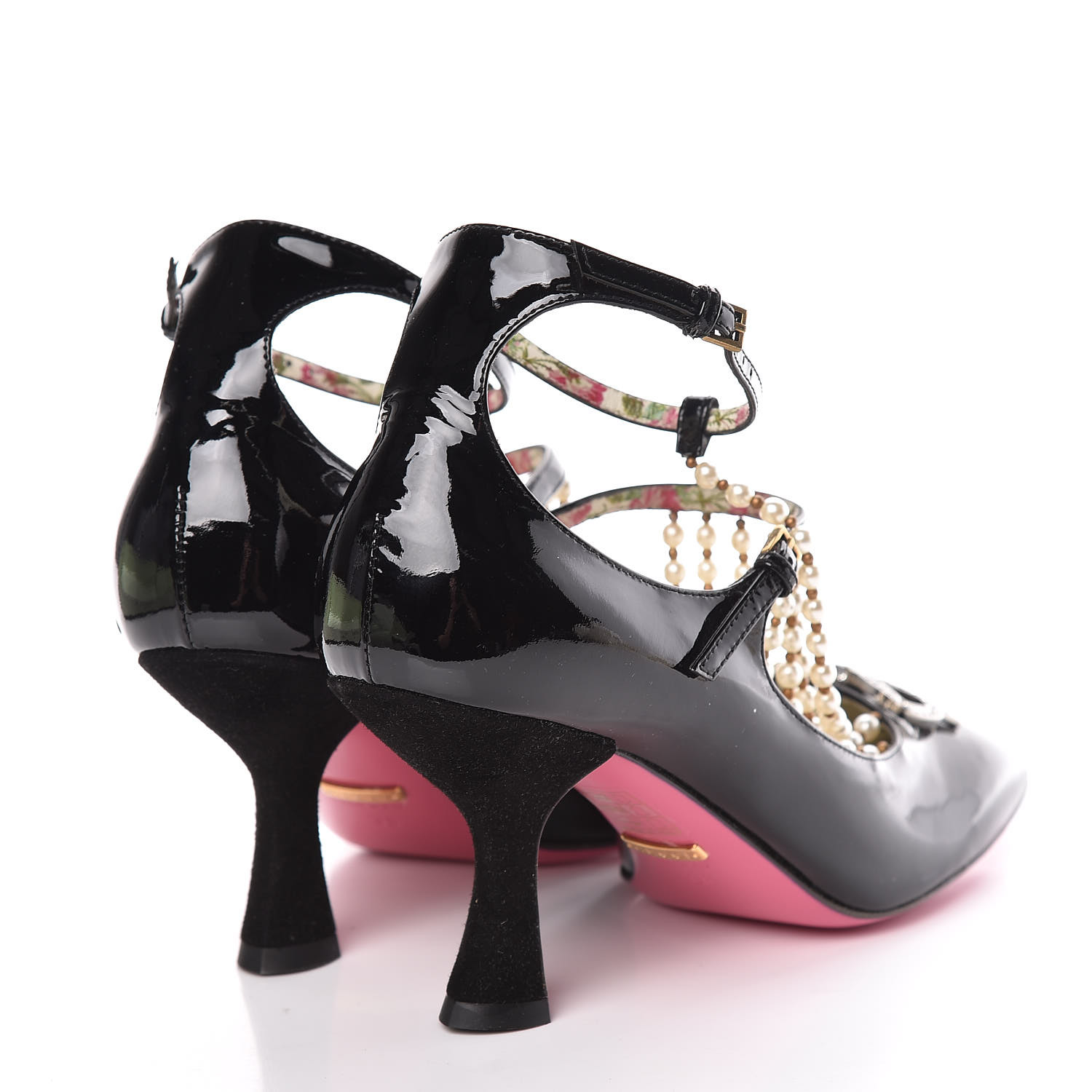 パンプス Gucci Taide Embelished Patent Leather Pumps Gucci Taide Embellished Patent Leather Pumps - High Heels