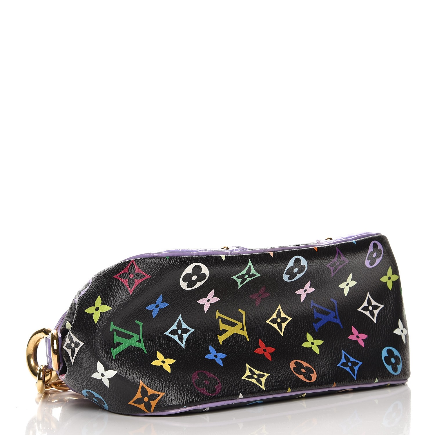 【美品】LOUIS VUITTON　Monoguram Pointillism LOUIS VUITTON Monogram Multicolor Alligator Marilyn Black
