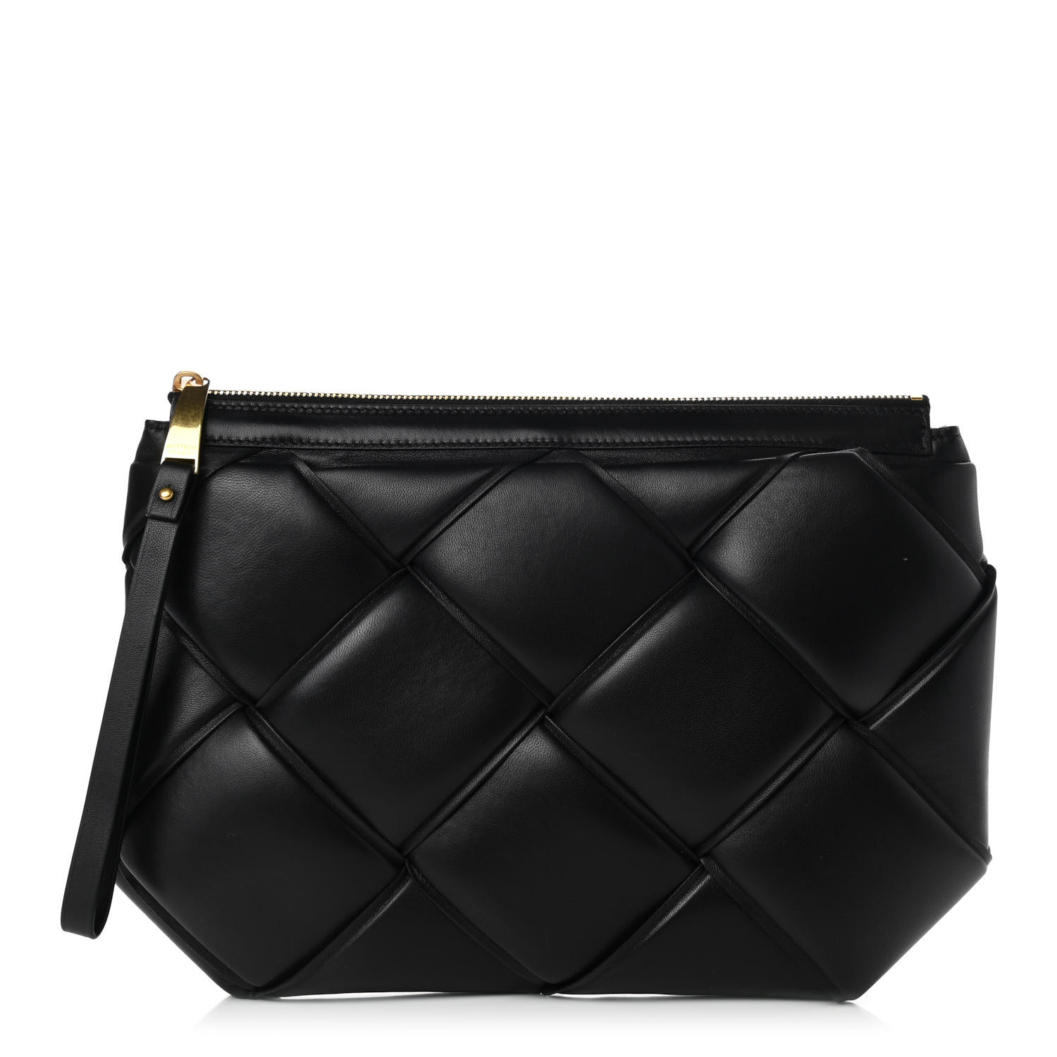 BOTTEGA VENETA ◆ PILLOW PADDED NAPPA CLUTCH BOTTEGA VENETA Nappa Intrecciato Crisscross Clutch Chalk