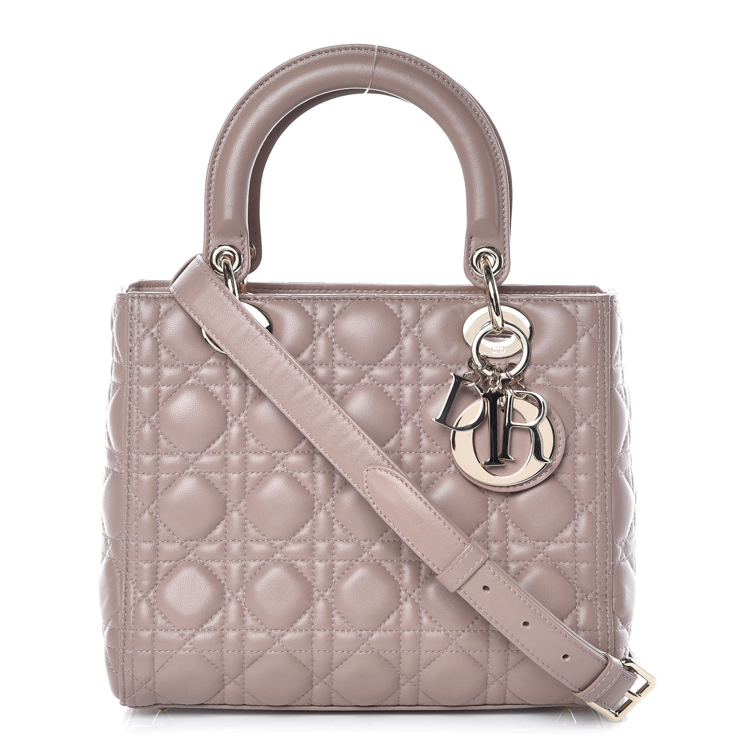 【無料郵送/関税込/正規品】 Dior Lady Primrose Cannage Lambsk Christian Dior Lady Dior Bag Cannage Quilt Lambskin Medium
